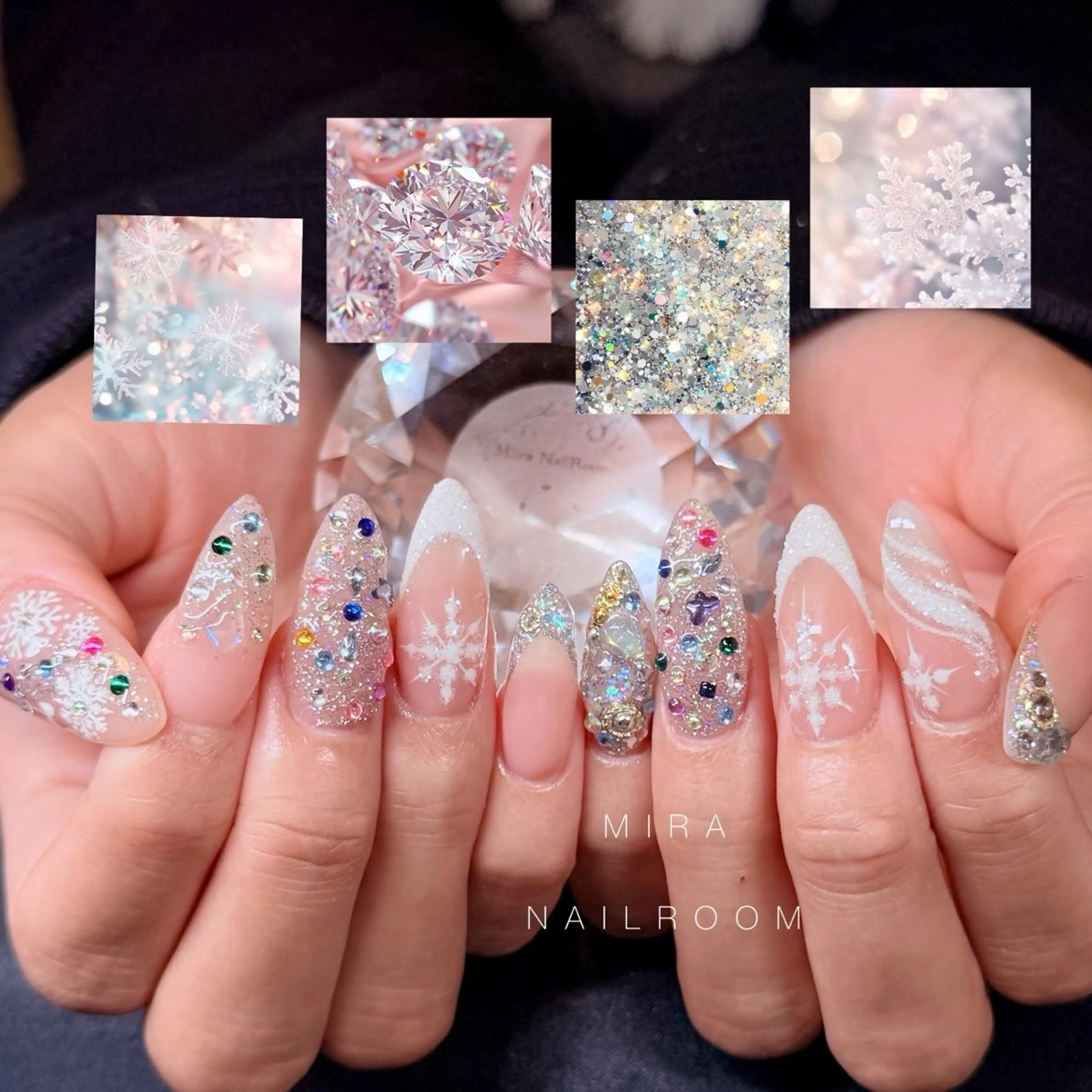 ネイル 長さ出し 持ち込み MIRA NAILROOMのネイルデザイン