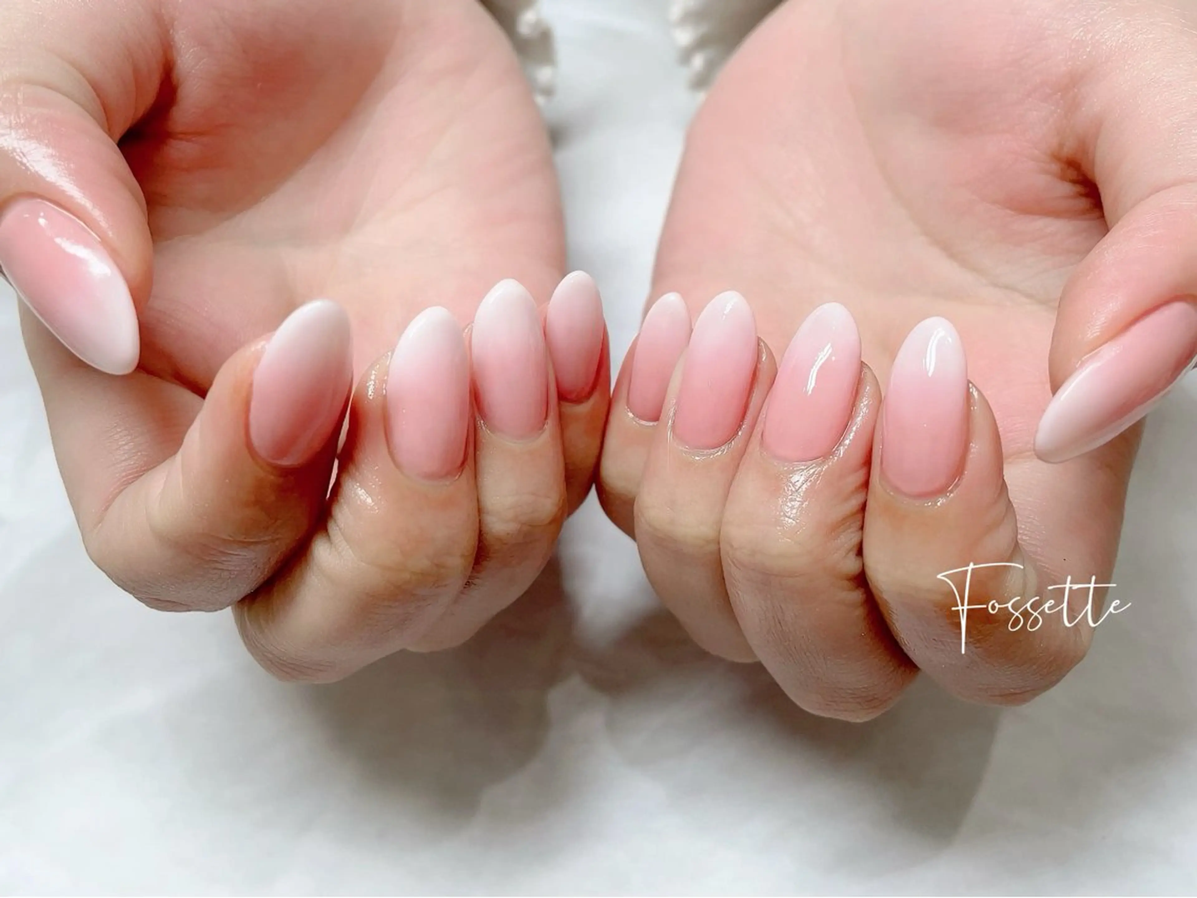 ネイル グラデーション オフィスネイル シンプルネイル nailsalon Fossetteのネイルデザイン