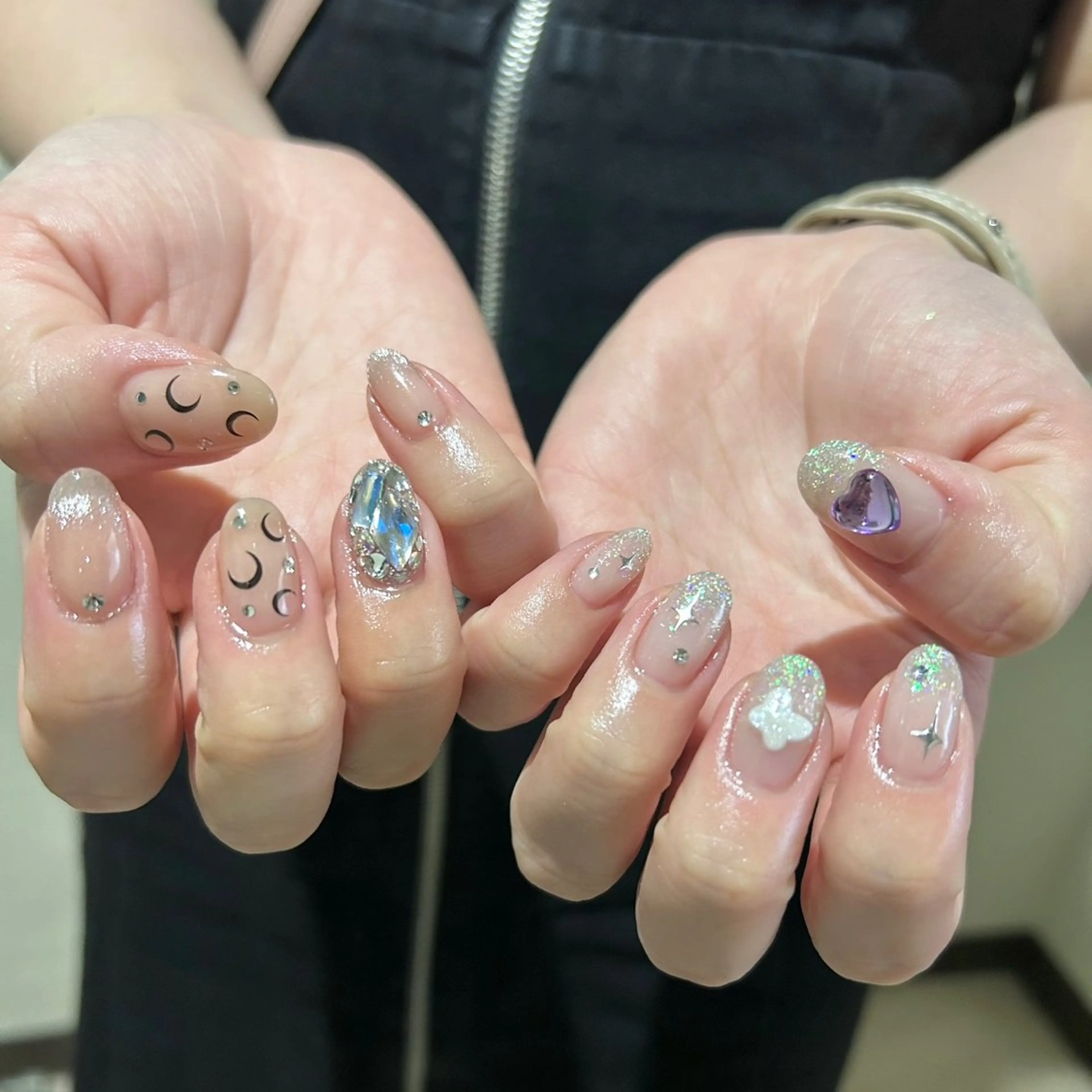 ネイル パラあり！フィルイン 美フォルムのネイルデザイン