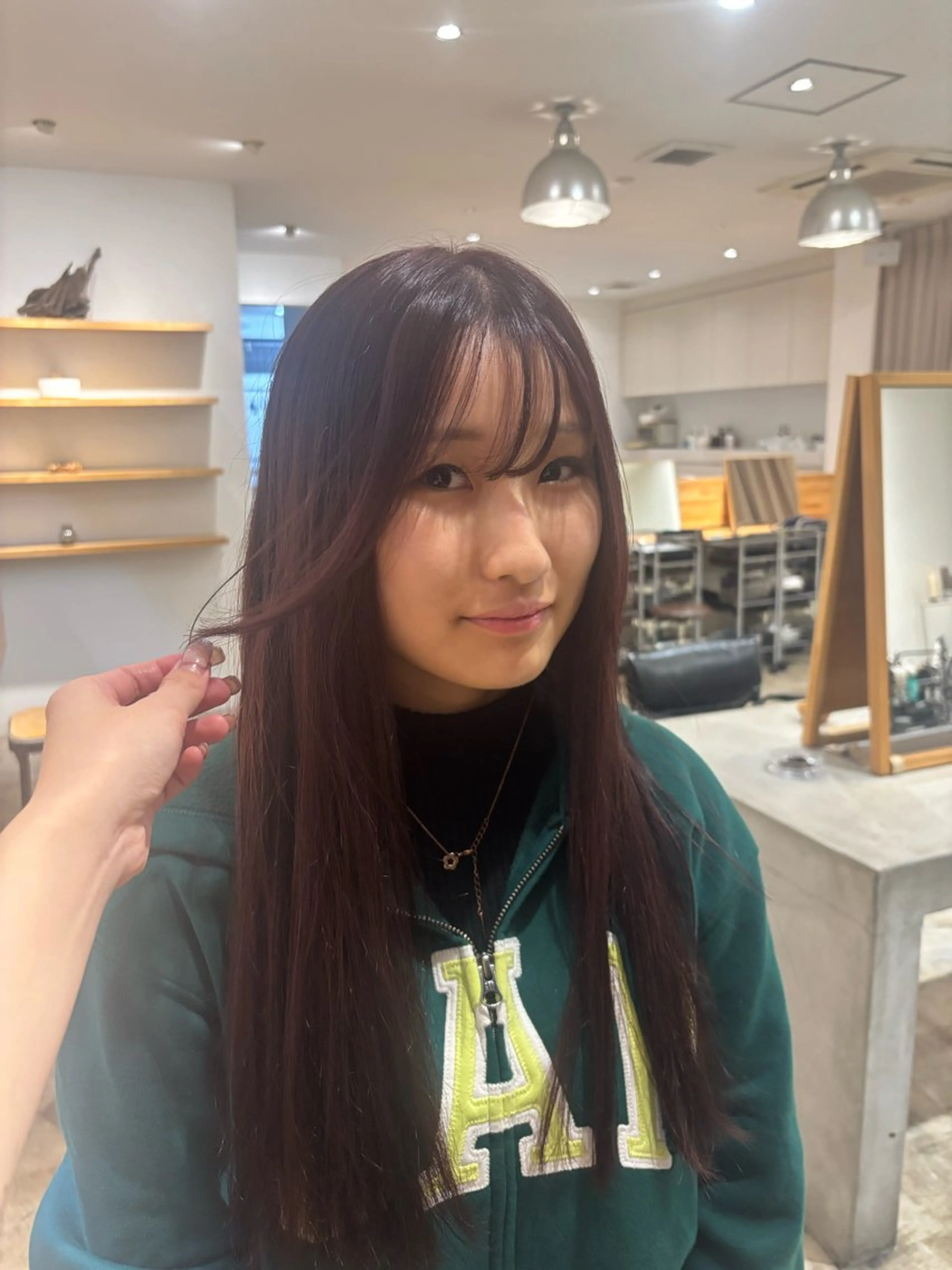 ロング カラー ヘアカラー NAVY/ Miharuのヘアスタイル