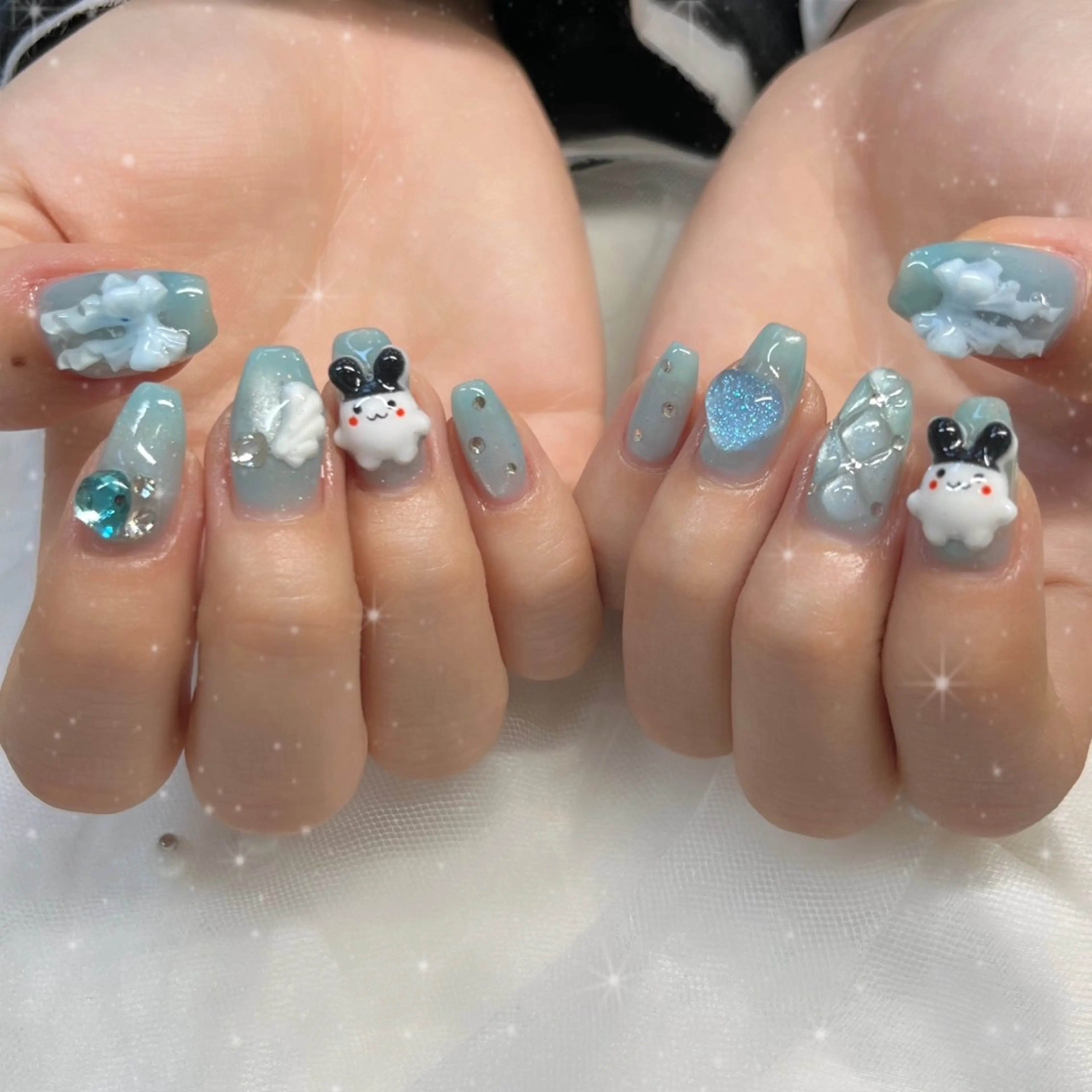 ネイル 持ち込み ハンドネイル BlueDaisy 栄本店のネイルデザイン