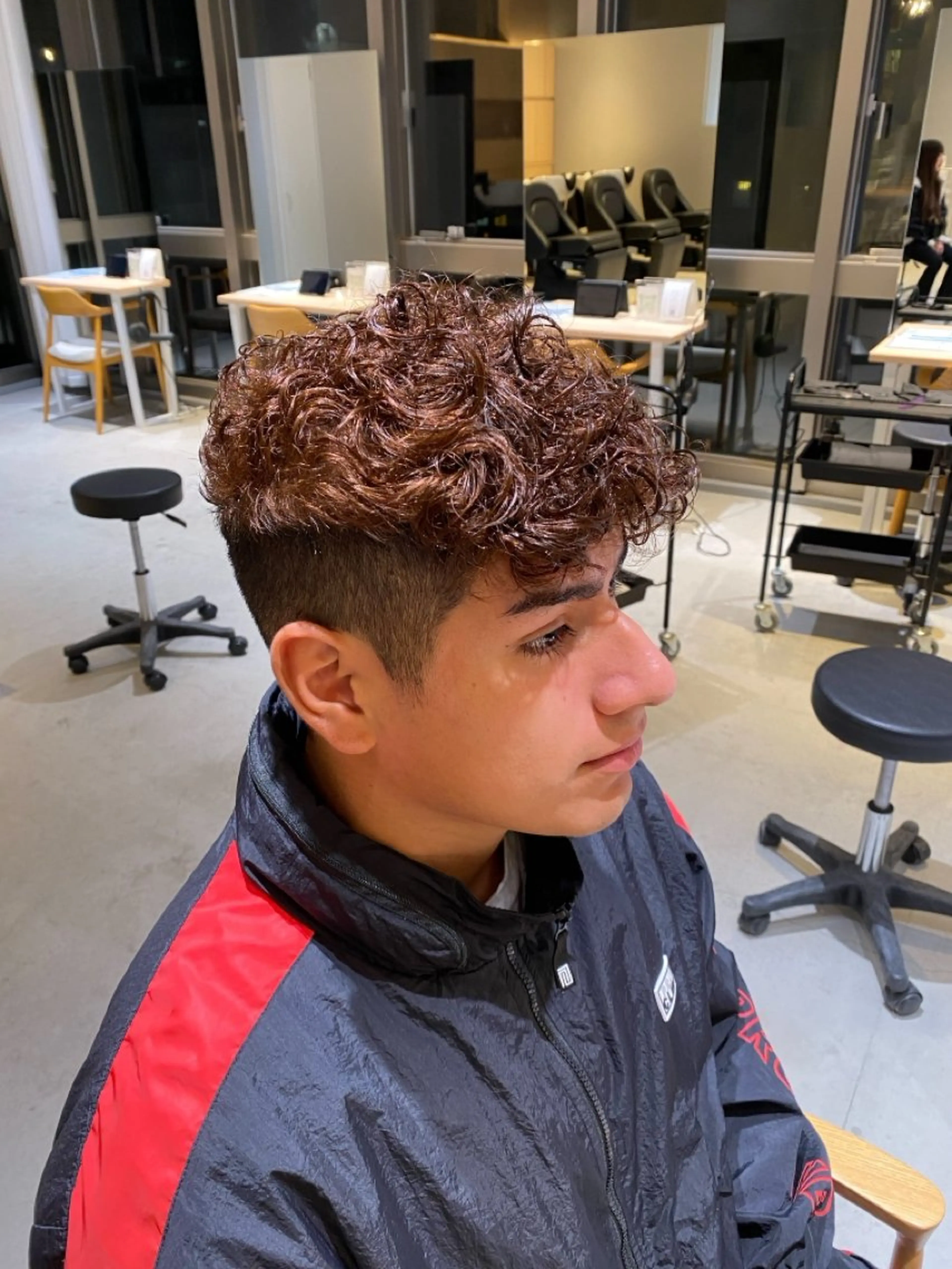 ショート カラー 山内 優成のヘアスタイル