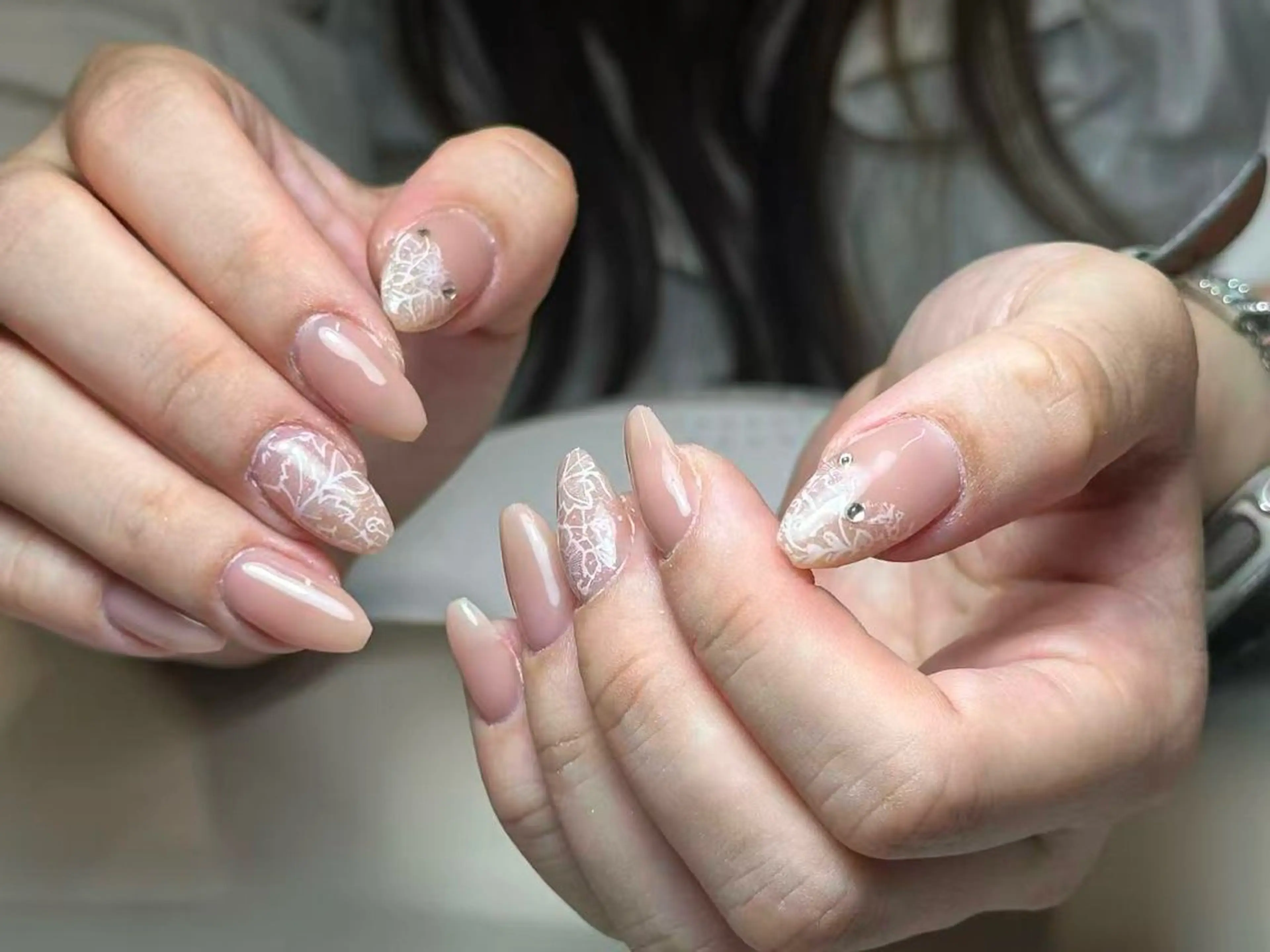 ネイル アートネイル 韓国ネイル 持ち込み ニュアンスネイル ワンカラーネイル イブ ネイリのネイルデザイン