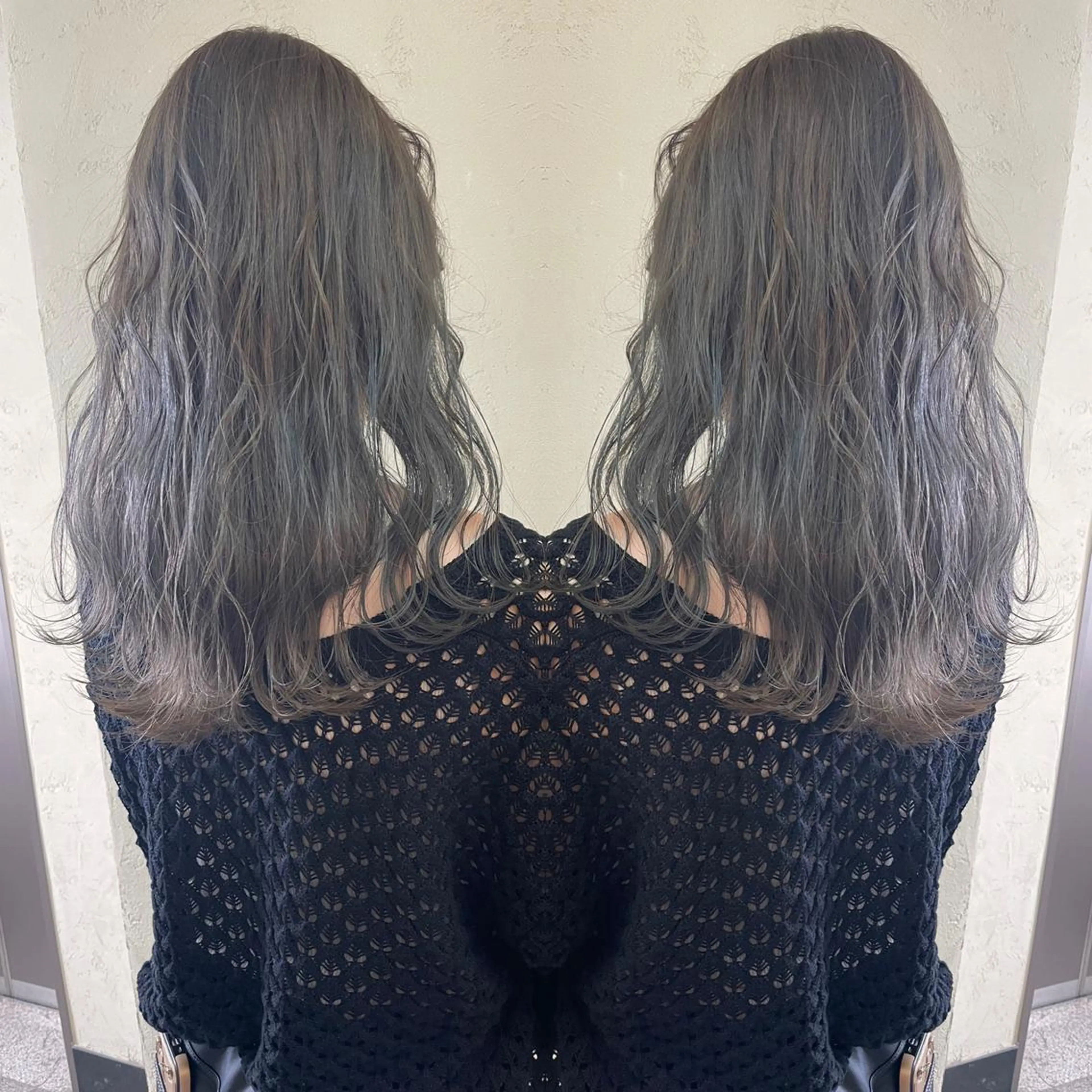 ロング ヘアカラー 大泉 美久のヘアスタイル