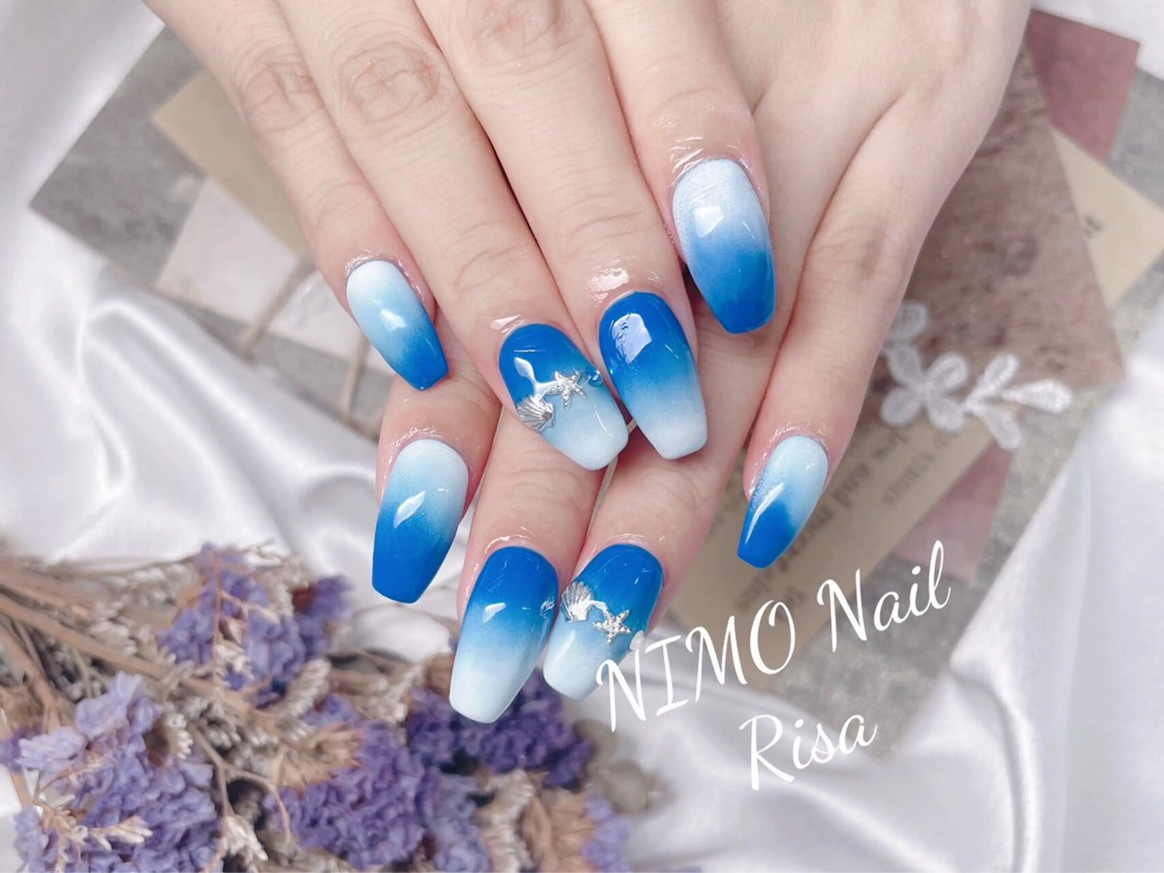 ネイル ハンドネイル RI SA☀️ リサのネイルデザイン