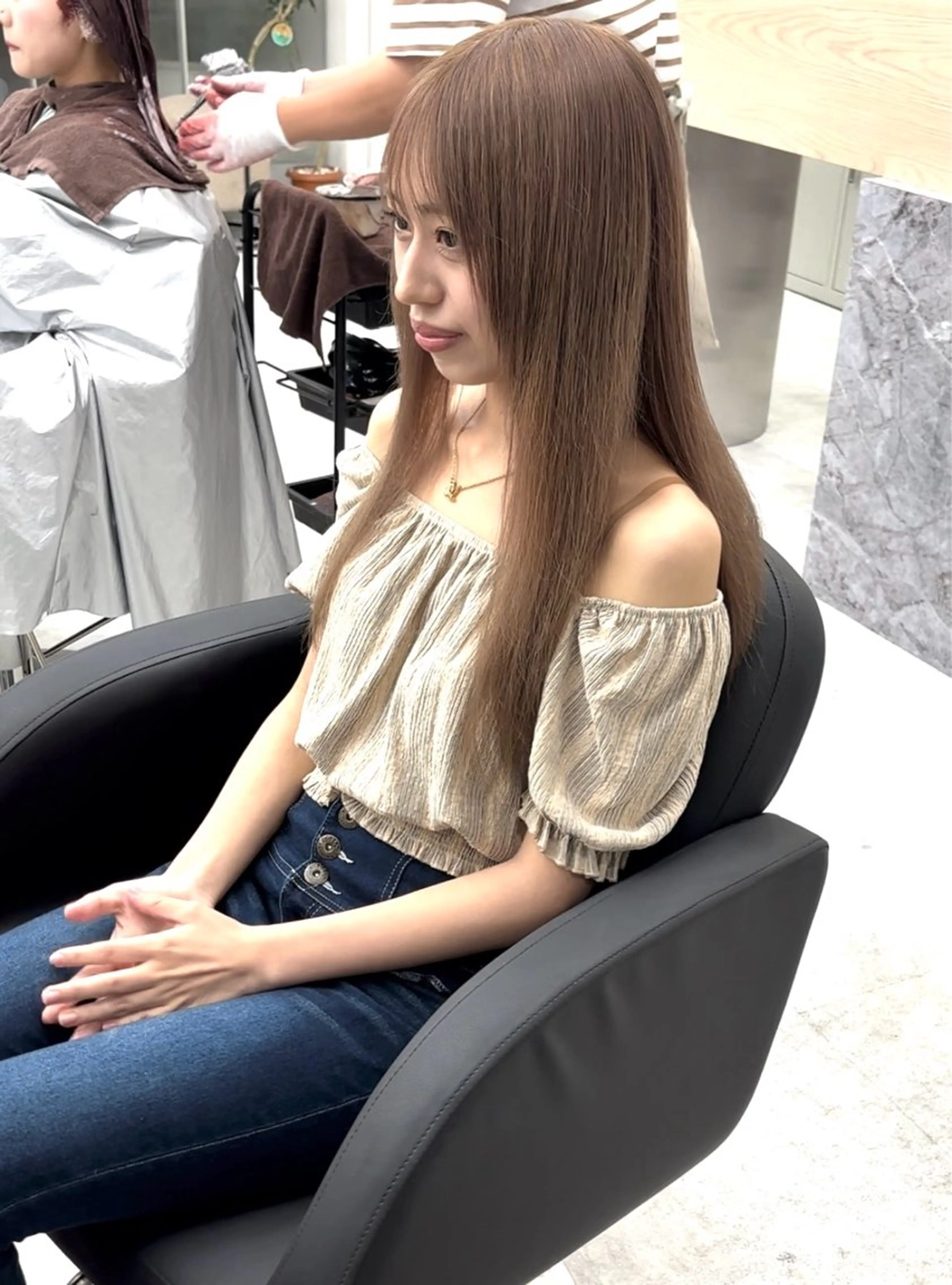 カラー ベージュカラー カット ヘアカラー 『最新ヘア・髪革命』 🐬YUYA🐬のヘアスタイル