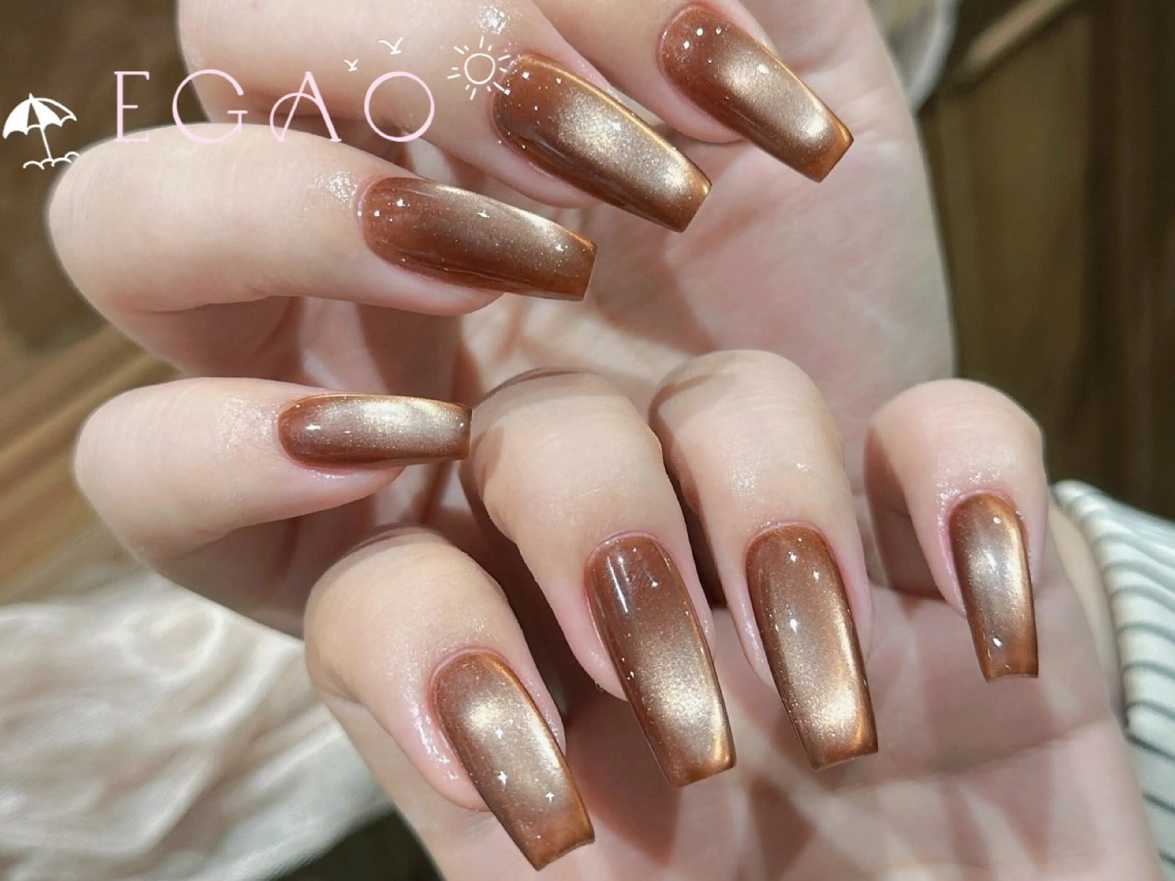 ネイル アートネイル フットネイル フレンチネイル ジェルネイル グラデーション ハンドネイル Egao Nail錦糸町店のネイルデザイン