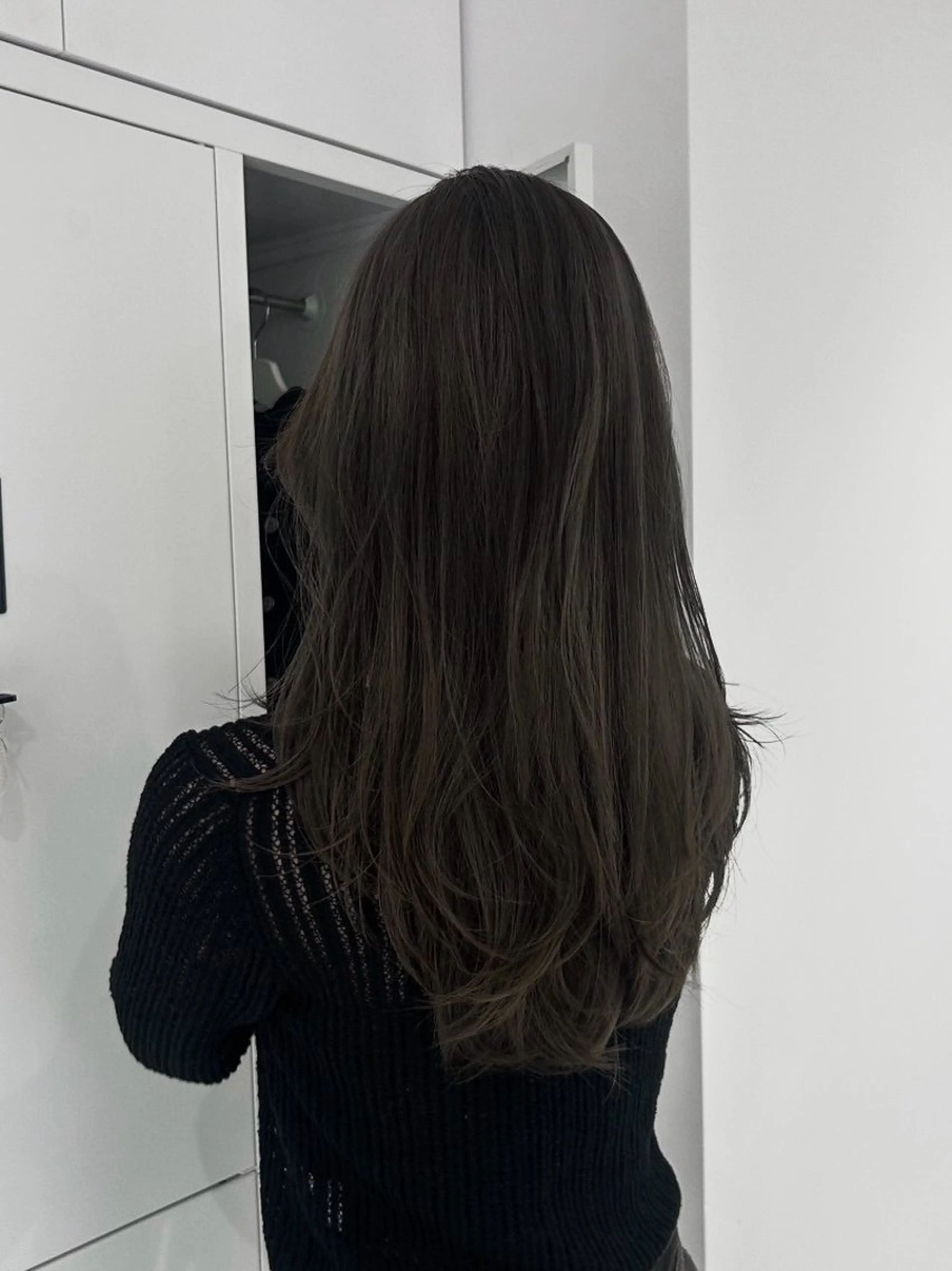 セミロング カラー ヘアカラー トリートメント ヘアセット グレージュ/ベージュ /経堂/sana🌱のヘアスタイル