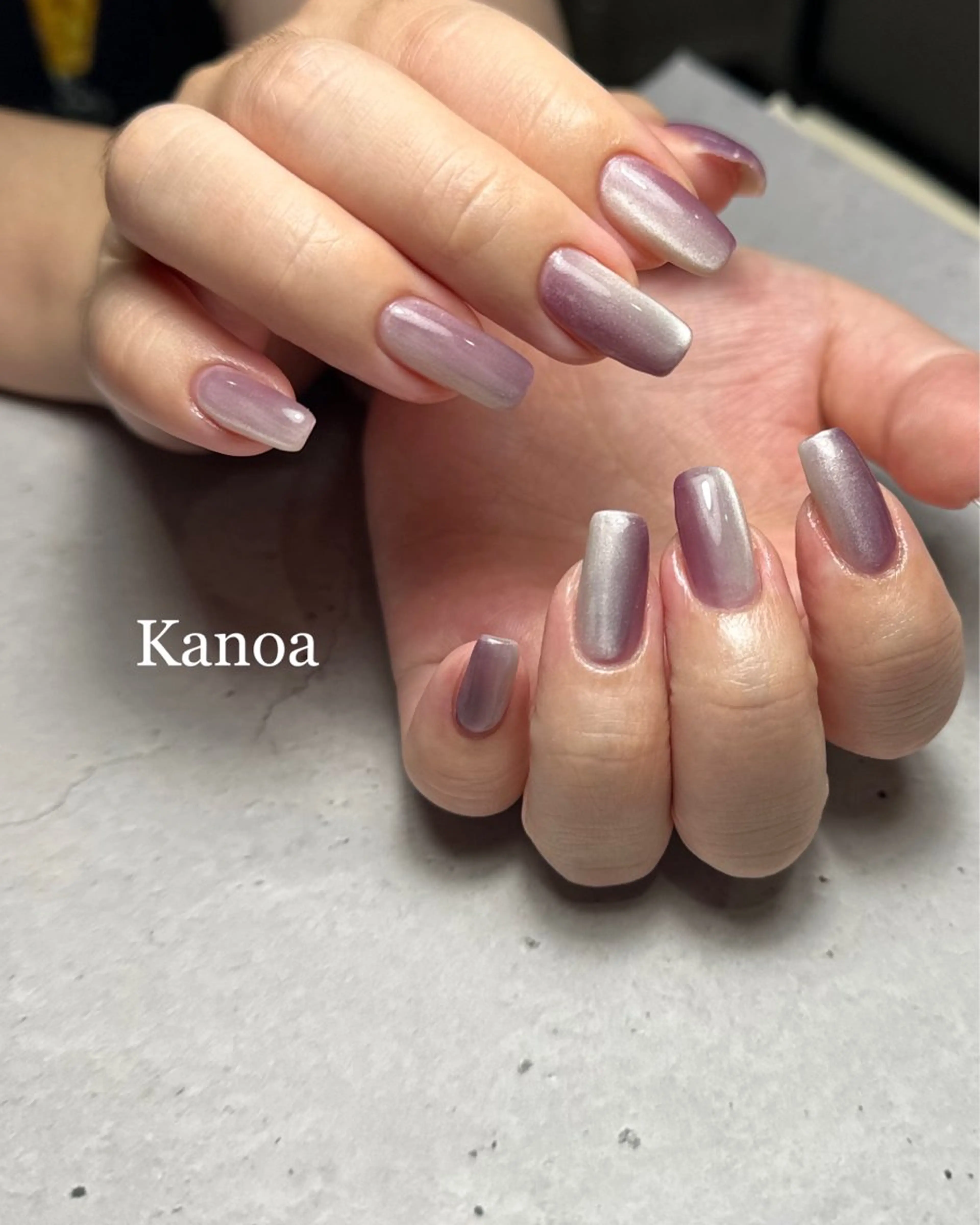 ネイル マグネットネイル ハンドネイル megu_ kanoanailのネイルデザイン