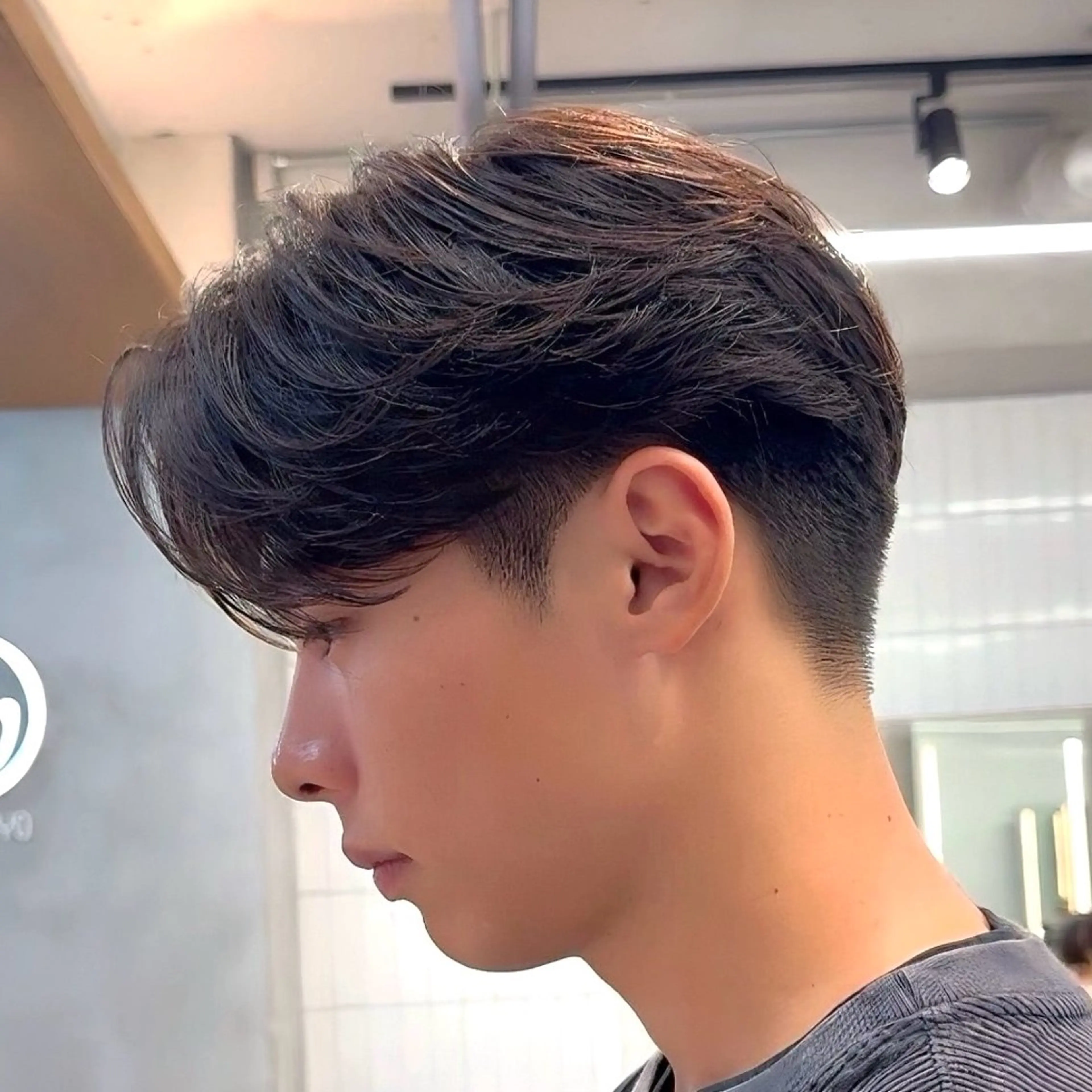 パーマ メンズ カット パーマ トリートメント ヘアセット 表参道/スパイキー ショート/マッシュのヘアスタイル