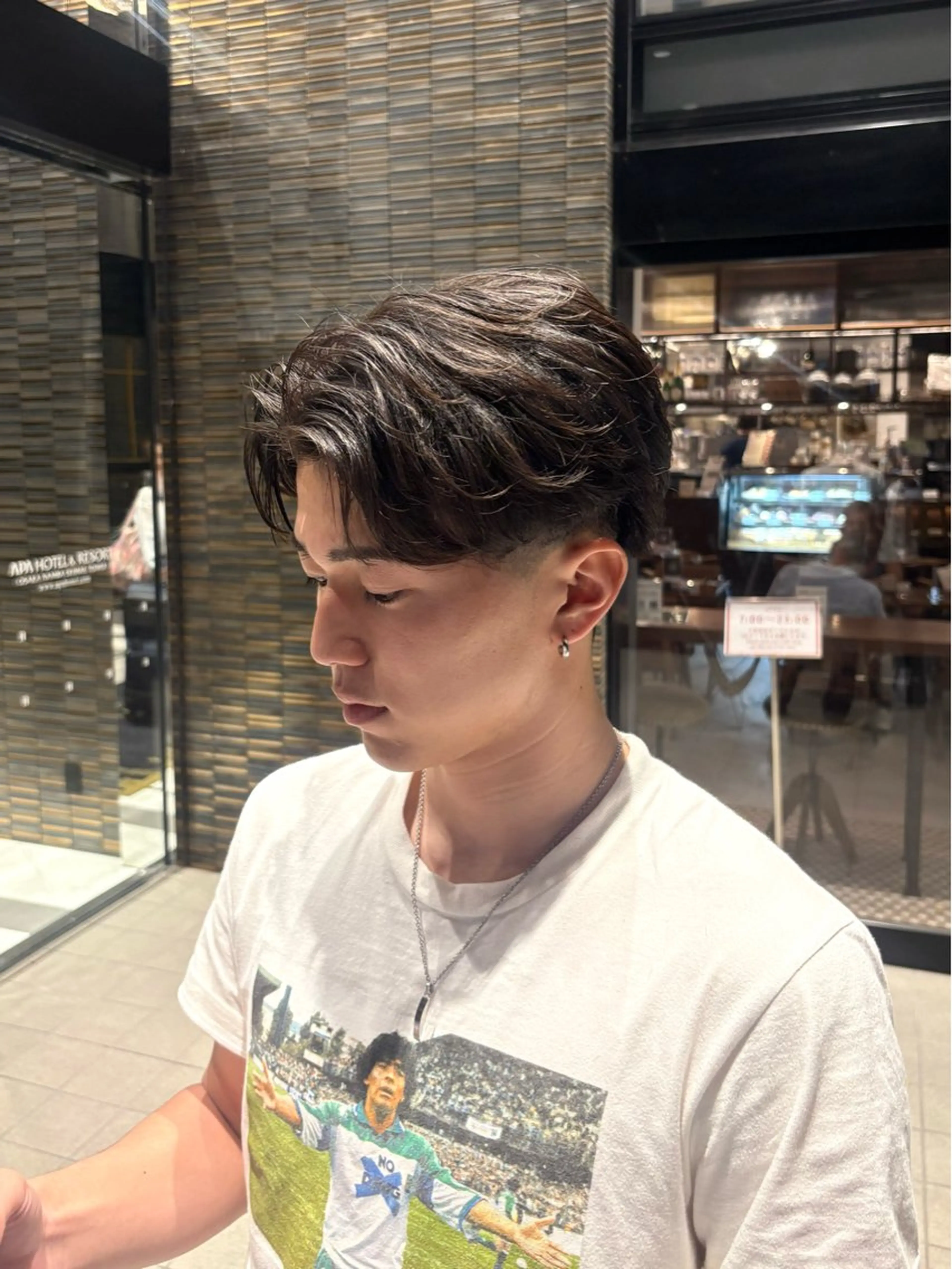 ショート カラー パーマ メンズ フェザーパーマ メンズパーマ カット メンズ特化 / Reiのヘアスタイル