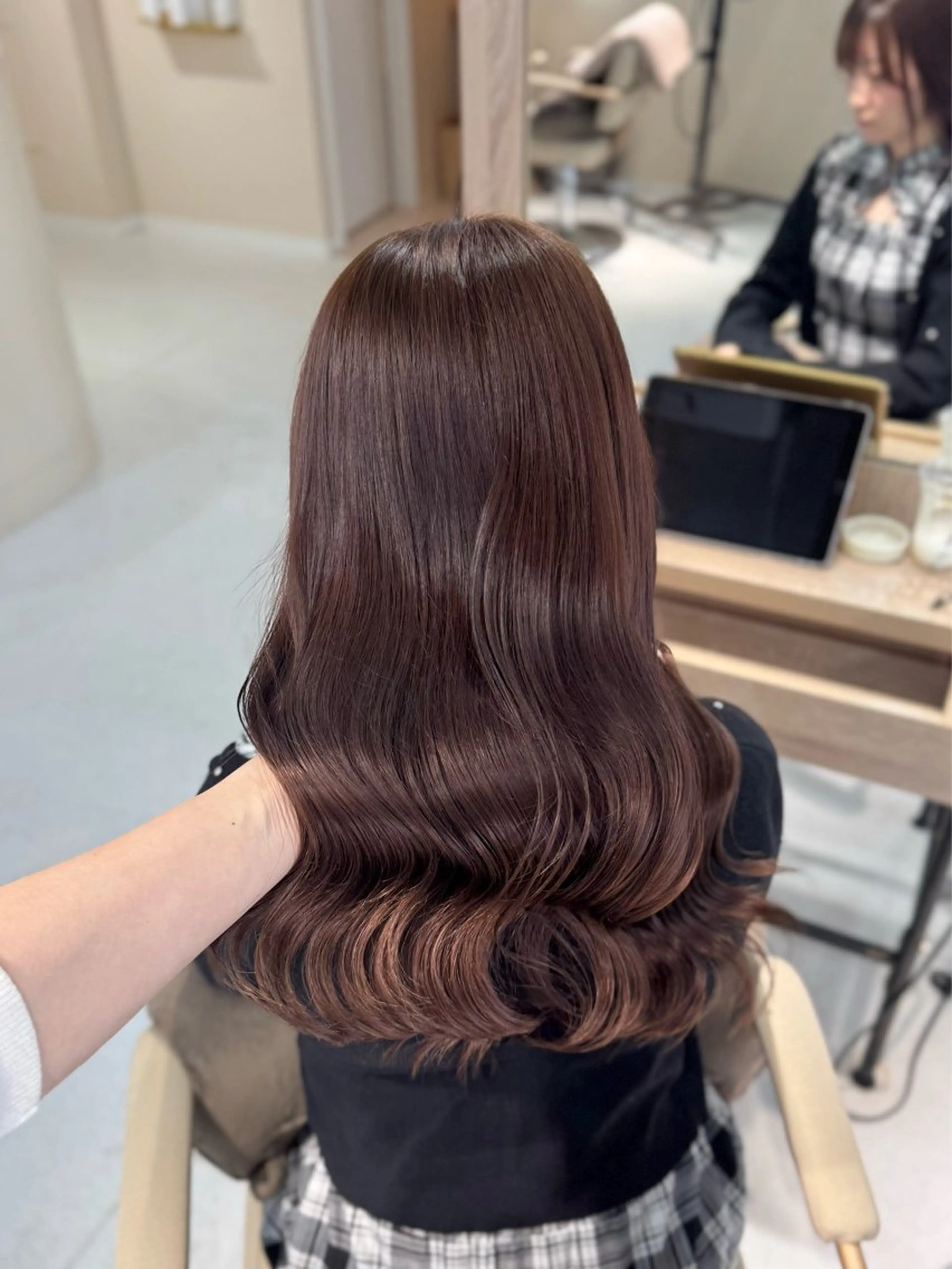 ロング カラー ブリーチ ブラウンカラー ブリーチなしカラー カット ヘアカラー juprey所属・jupreÿ 𝒔𝒂𝒚𝒂🍓のヘアスタイル