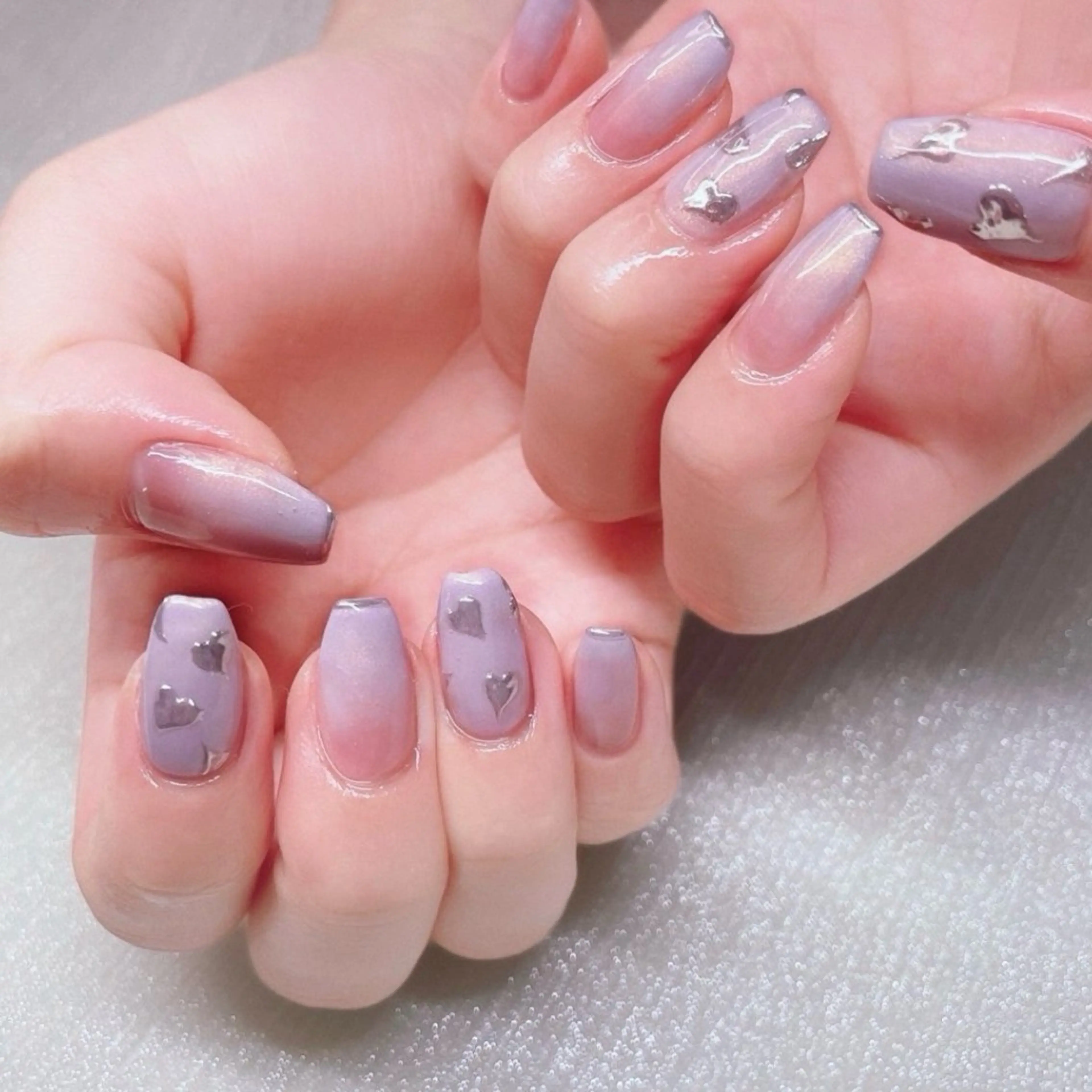 ネイル 長さ出し ハンドネイル Nailist suzuのネイルデザイン