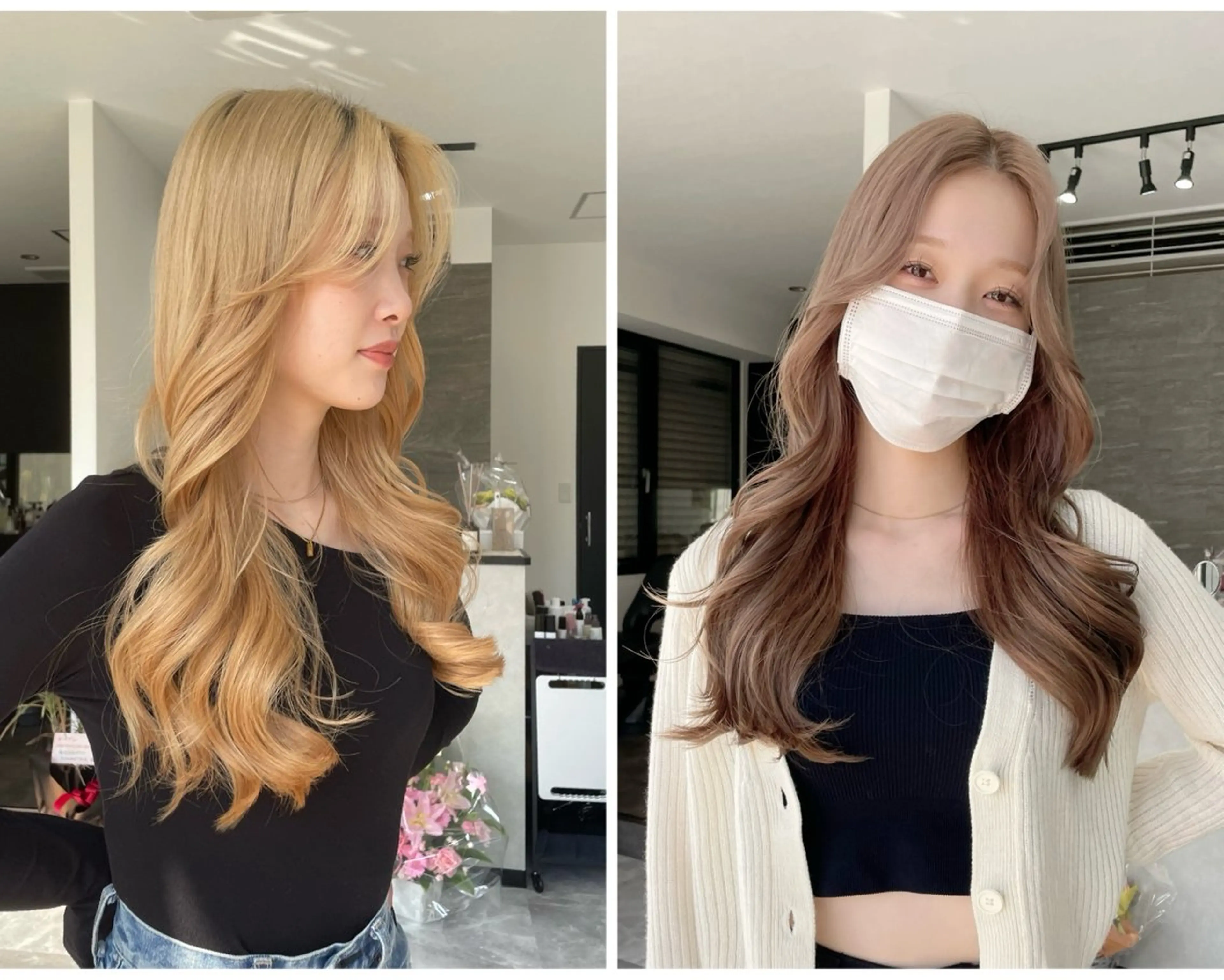 ロング ヘアカラー トリートメント 🦖JIN HAIR DESIGN🦖のヘアスタイル