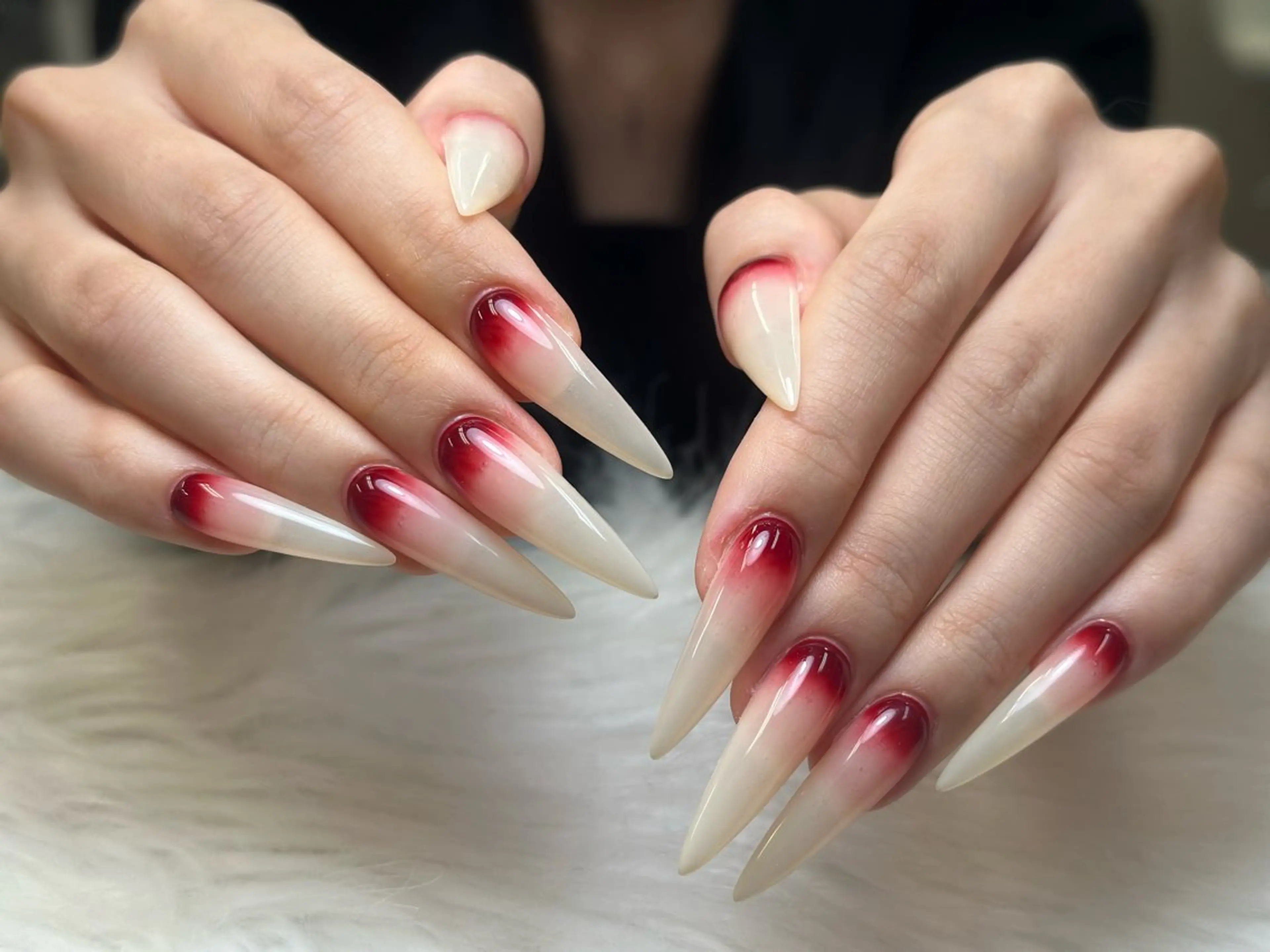 ネイル アートネイル 成人式 ジェルネイル ニュアンスネイル 夏ネイル ハンドネイル Nienail_ Luxeのネイルデザイン