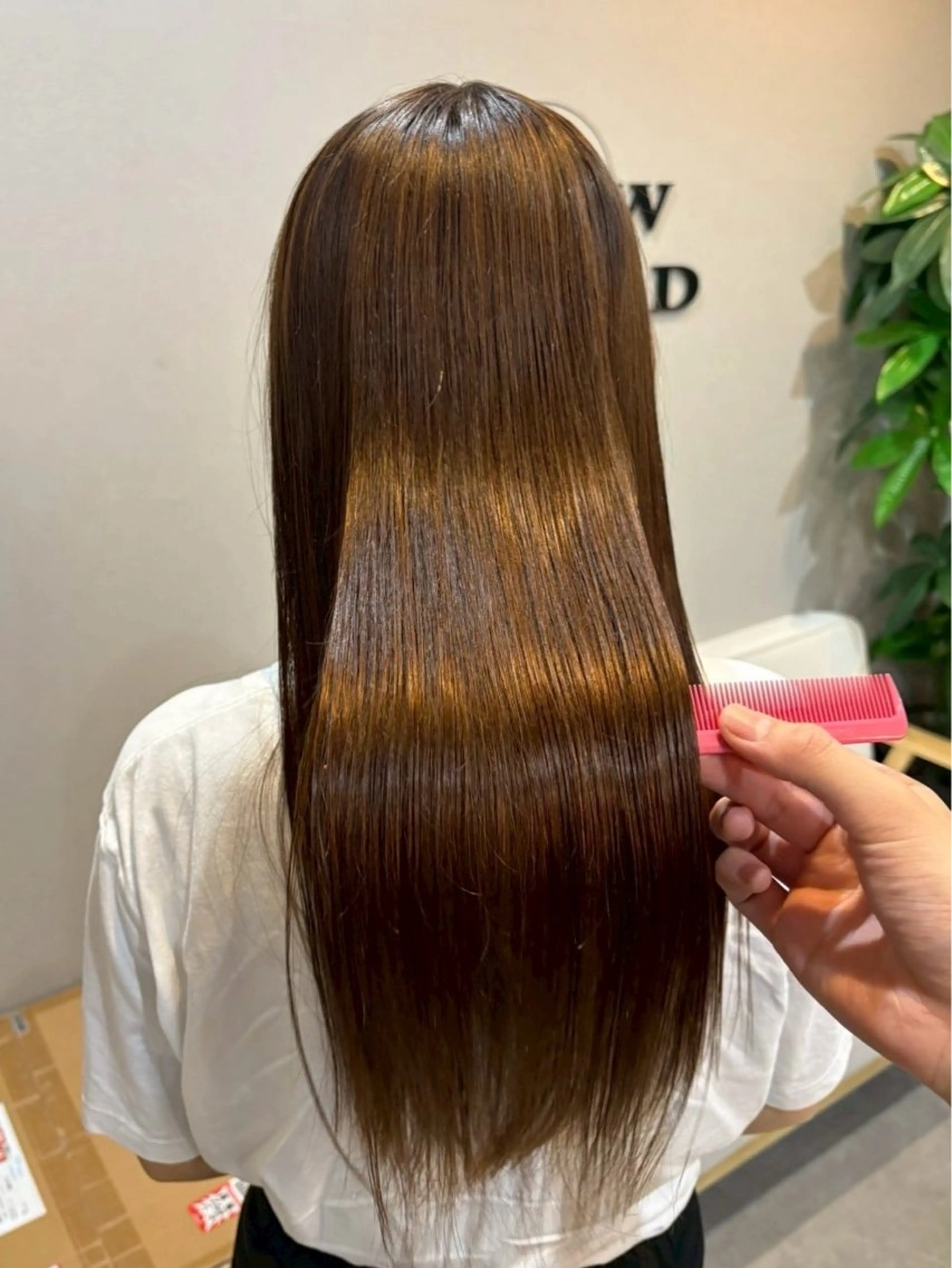 ロング ヘアカラー 田代 歩奈のヘアスタイル