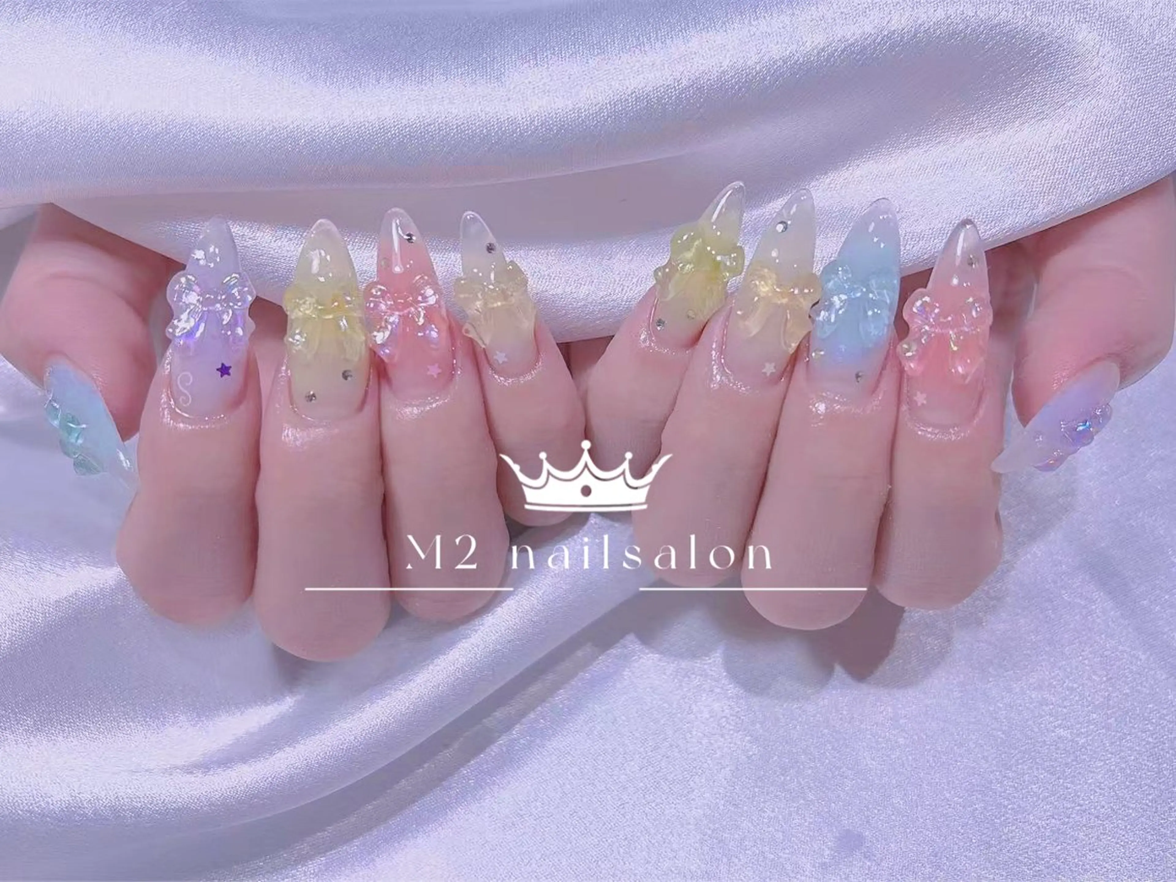 ネイル ハンドネイル 長さだし専門店 M2　rikaのネイルデザイン