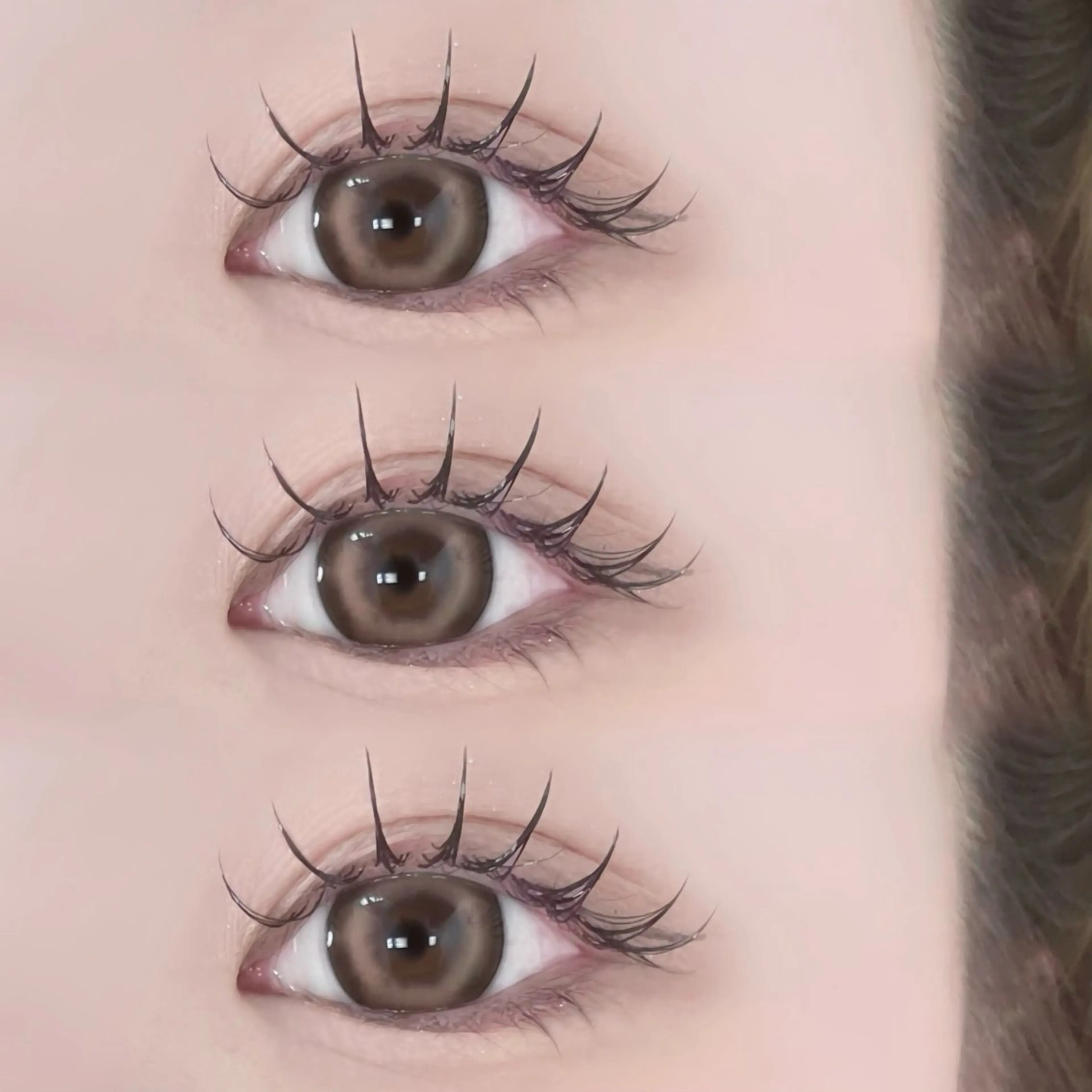 マツエク・マツパ マツエク 大阪梅田 SAKI 韓国風束感まつ毛のマツエク・マツパデザイン