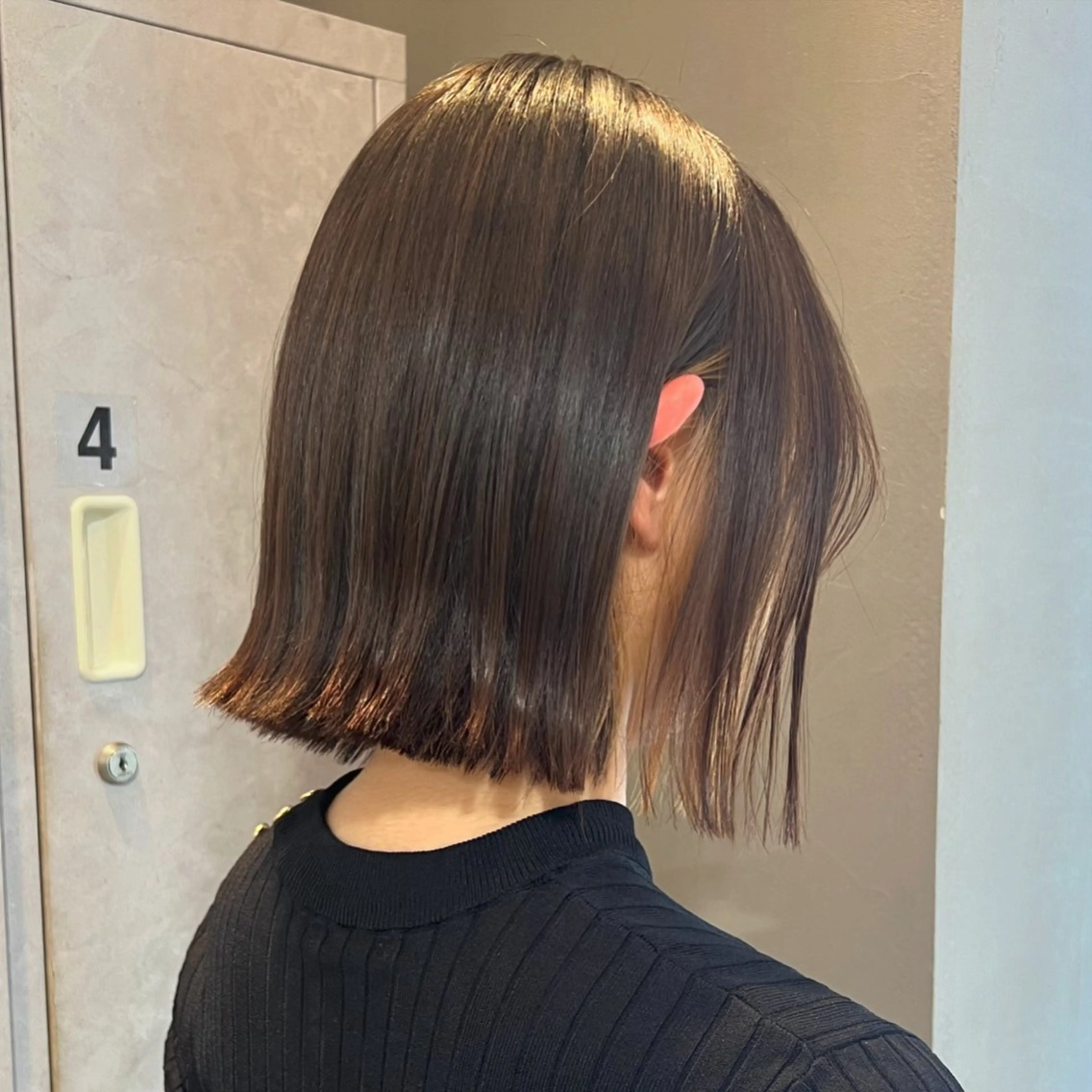 ショート カラー ボブ 神戸ボブ✂️ ioe三宮/田 伸佳のヘアスタイル