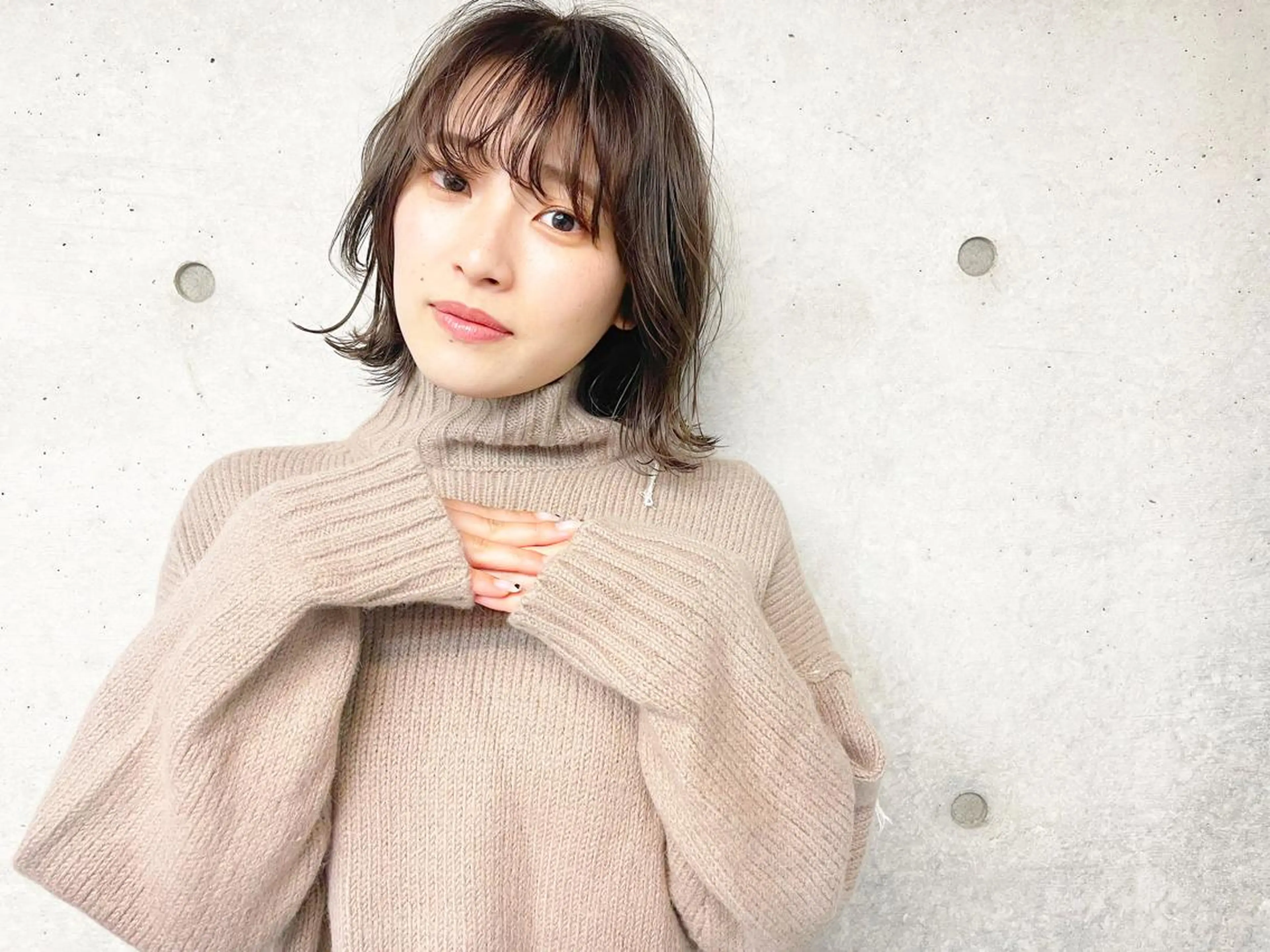 ショート チョコレートブラウン ボブ 山谷 裕紀のヘアスタイル