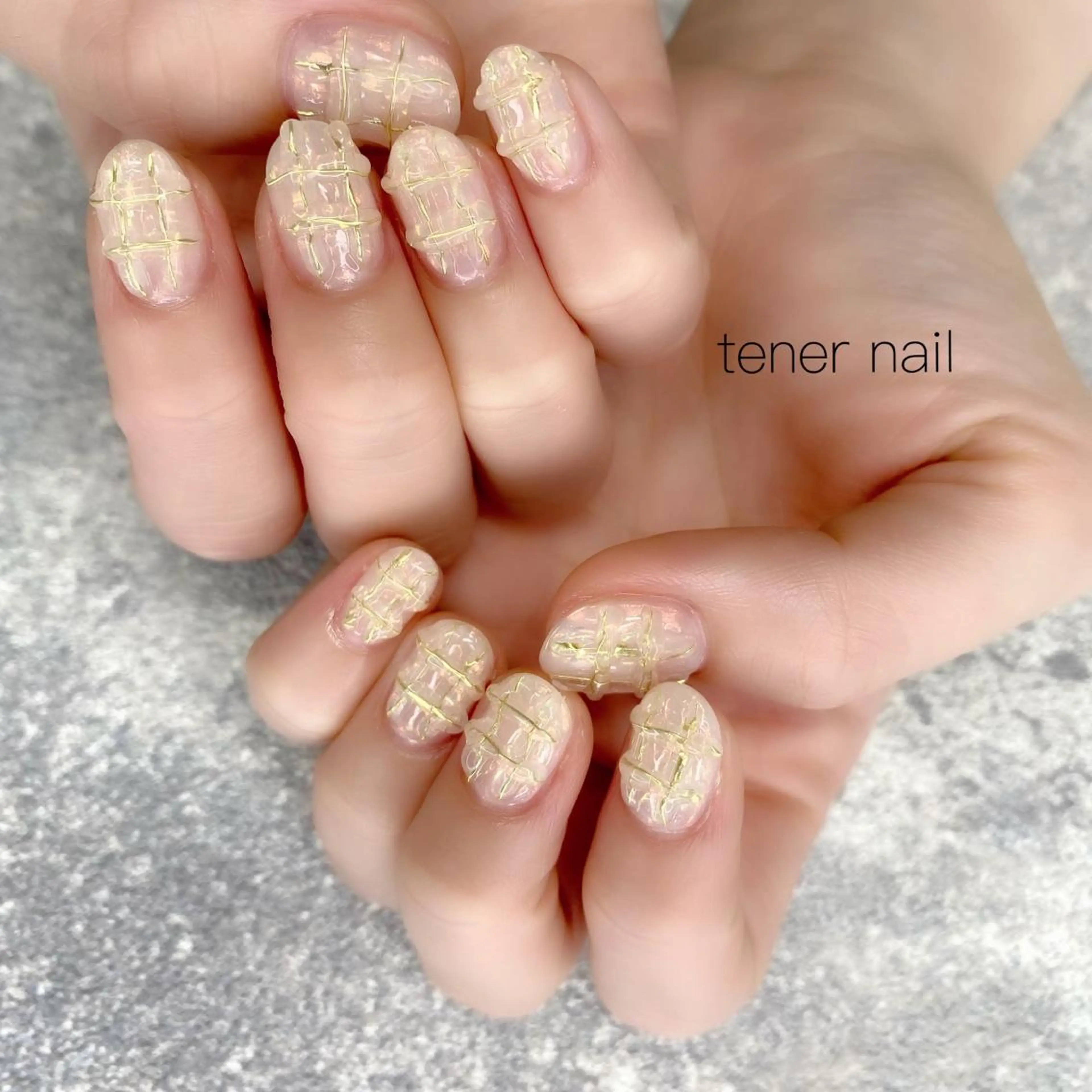 ネイル オーロラネイル テネルネイル tener nailのネイルデザイン