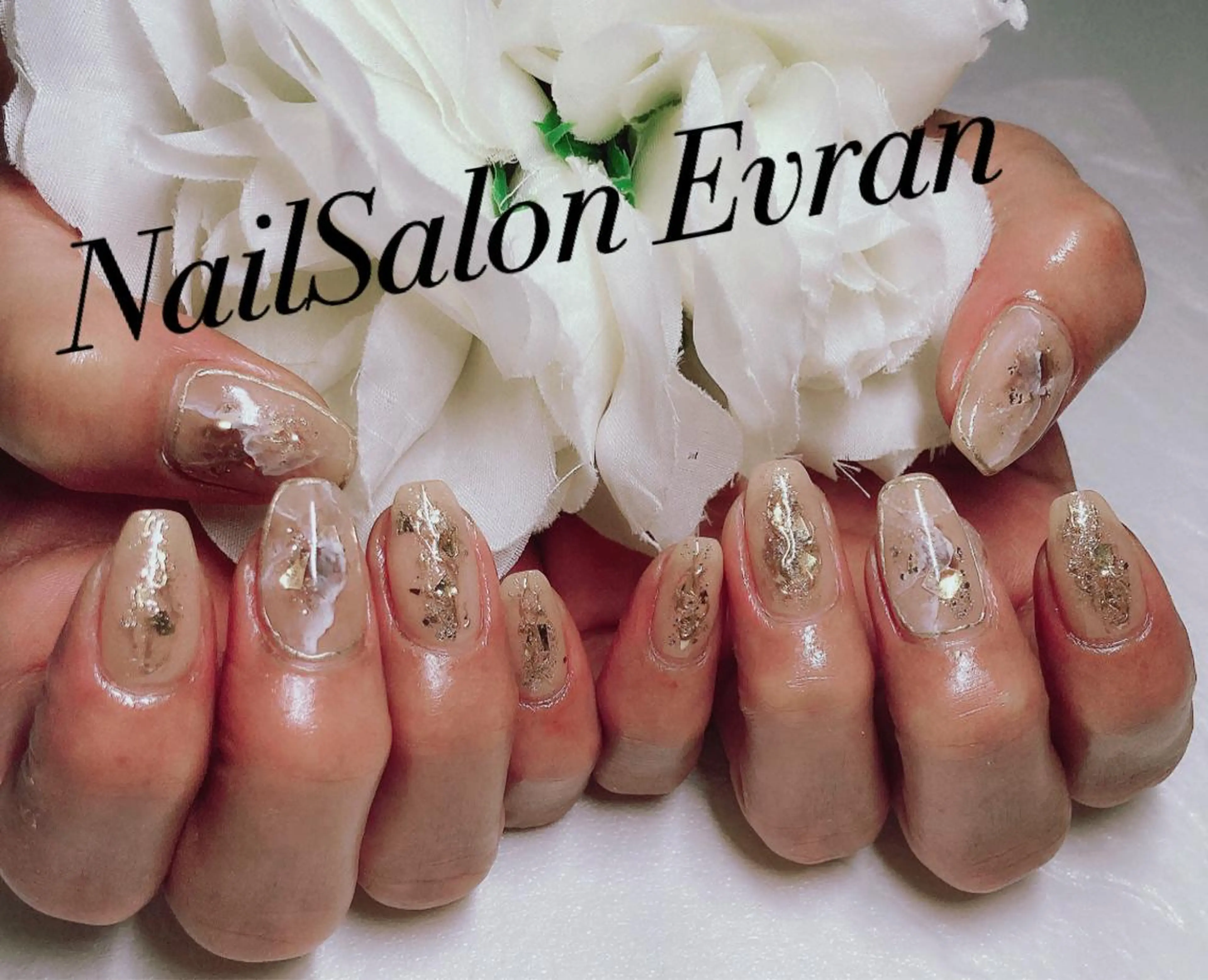 ネイル ニュアンスネイル ハンドネイル Nail salon Evranのネイルデザイン