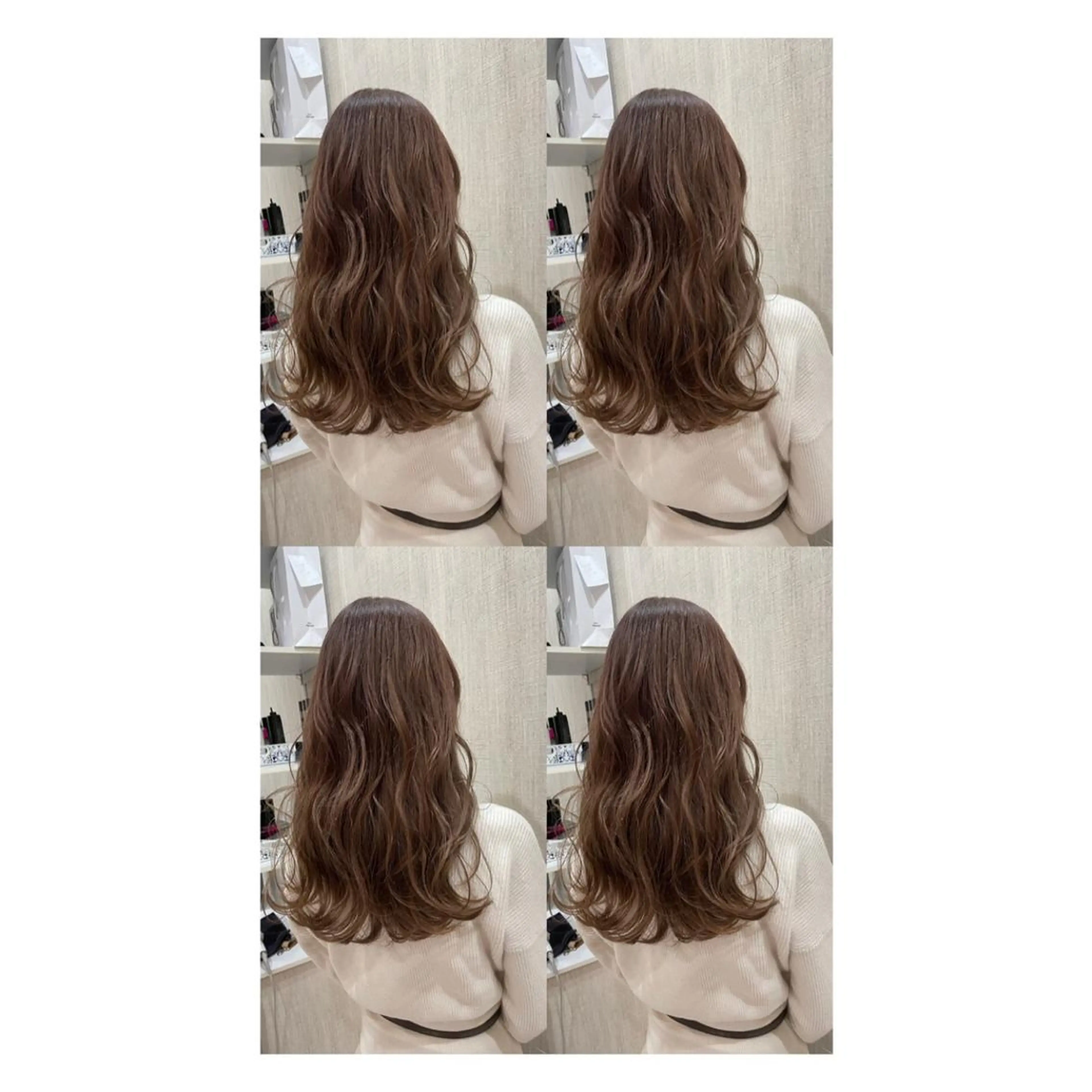 ロング カラー ヘアカラー トリートメント 店長✨レイヤー✖️ 髪質改善✖️韓国ヘアのヘアスタイル