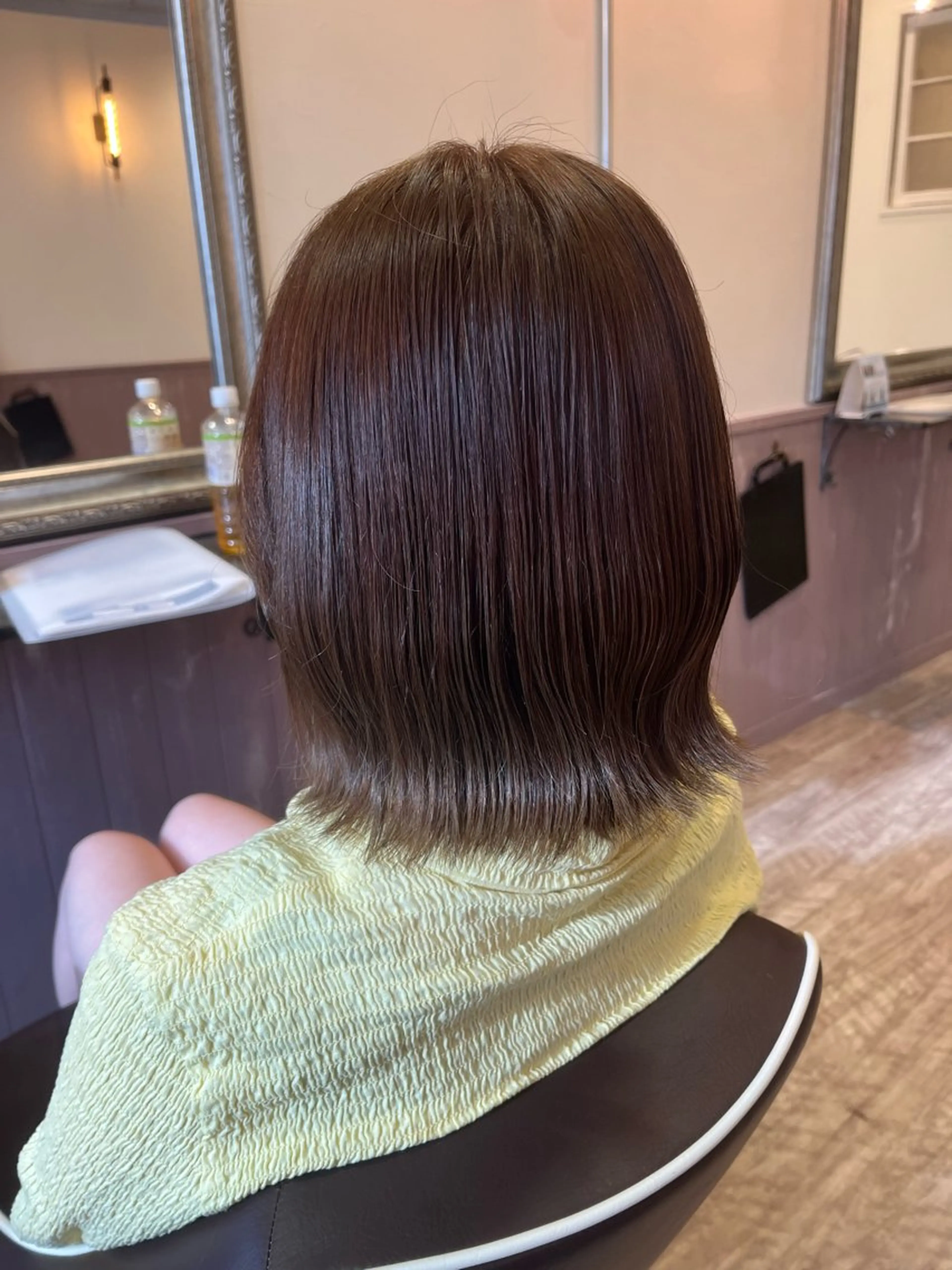 ショート カラー マンツーマン施術🫧 なつのヘアスタイル