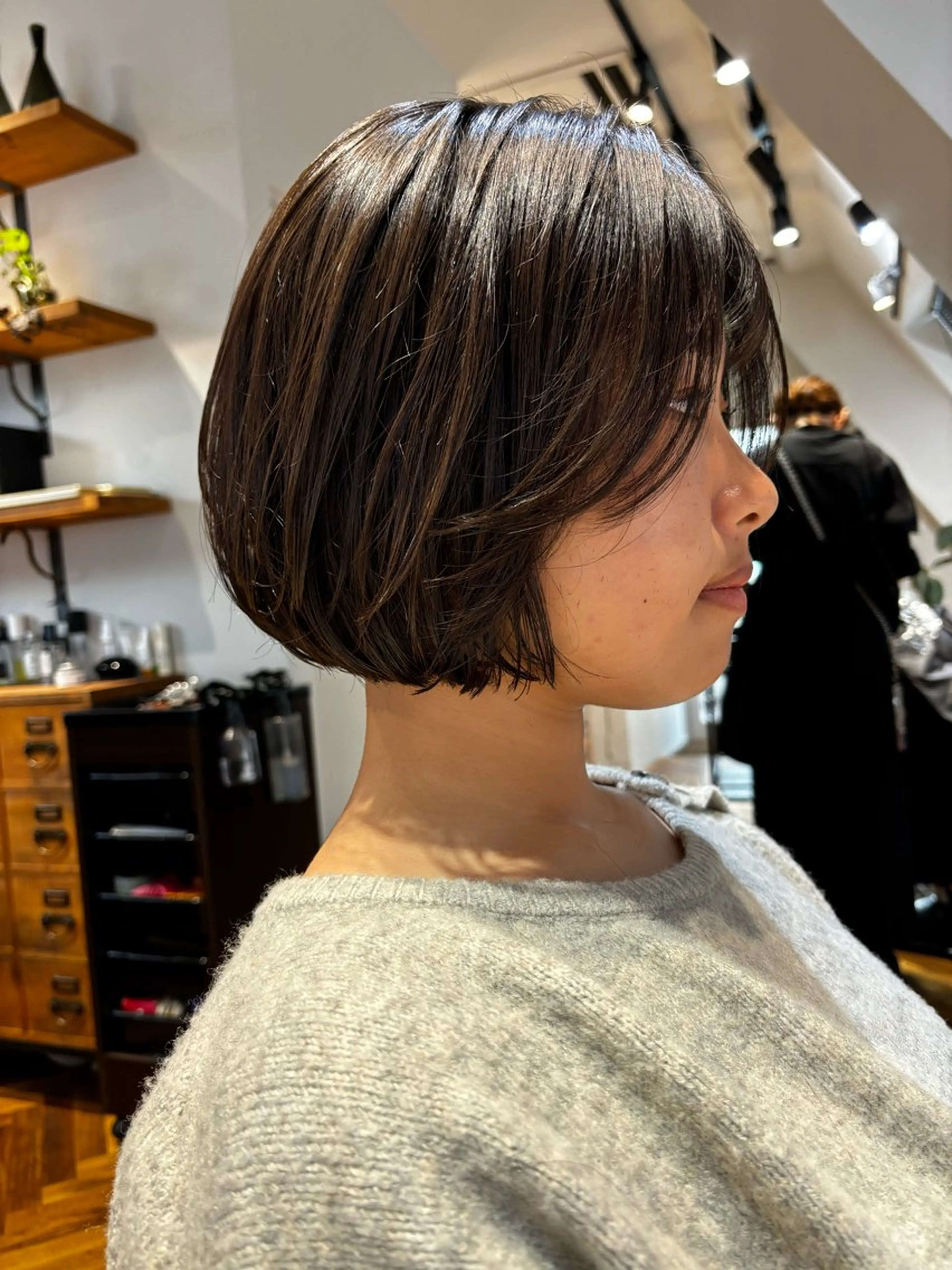 ショート カット トリートメント misa🫧ナチュラ ル縮毛矯正/髪質改善のヘアスタイル