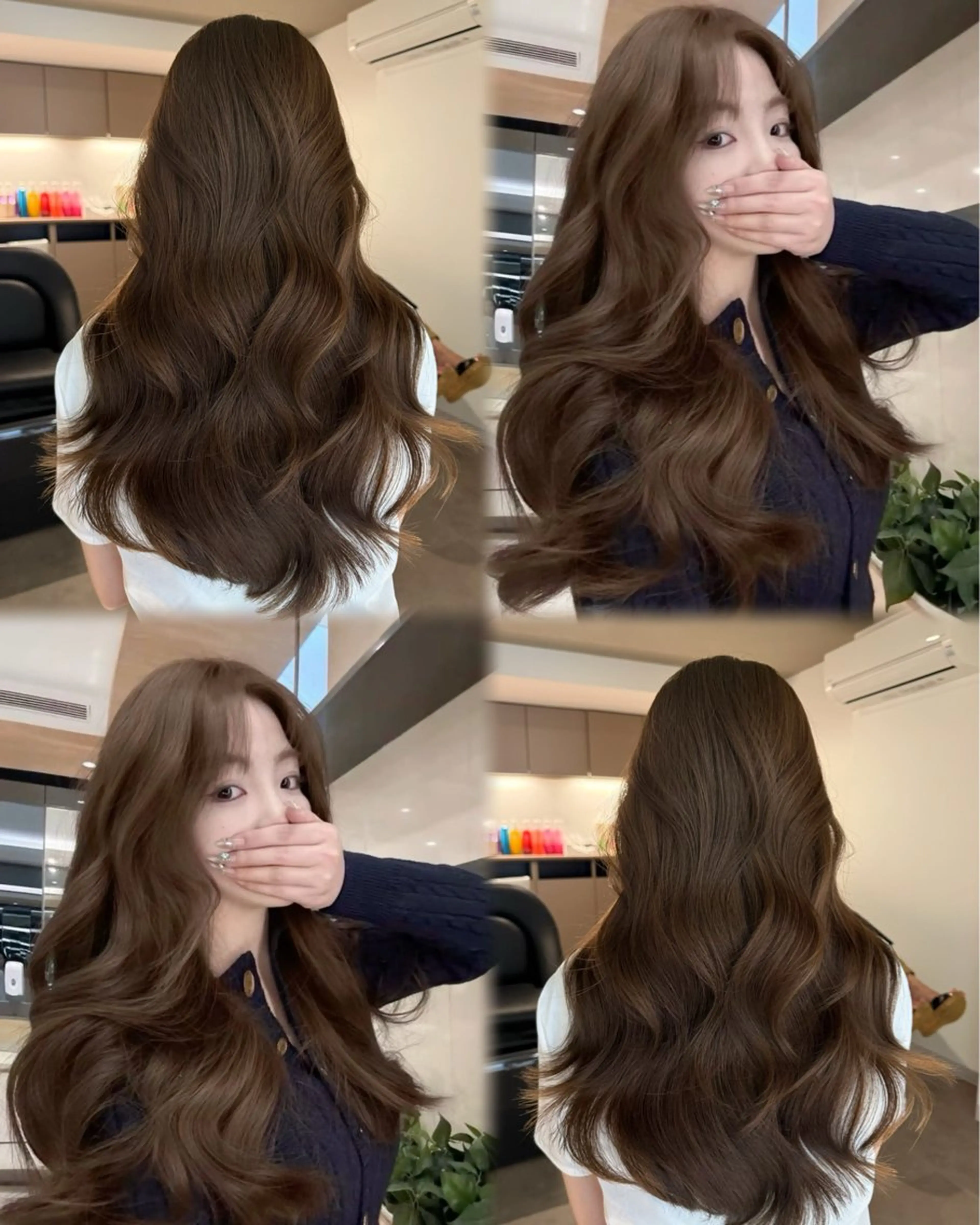 ロング カラー ベージュカラー ブリーチ ブラウンカラー ケアブリーチ カシス レイヤーモデル 募集中🕊️正源のヘアスタイル