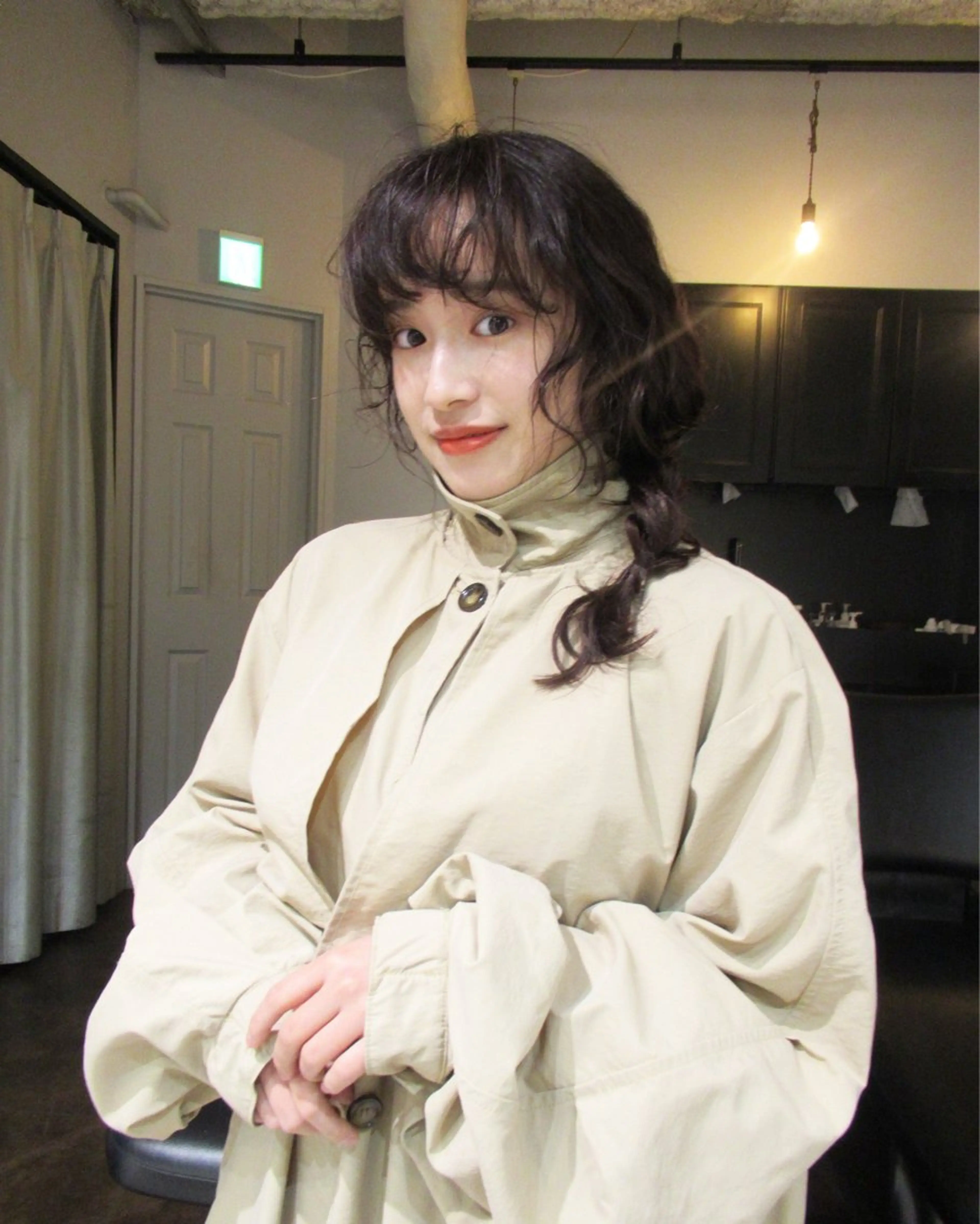 カラー ブラウンカラー ラベンダーカラー ヘアカラー トリートメント 無料カットモデル募集 ／ueno aiのヘアスタイル