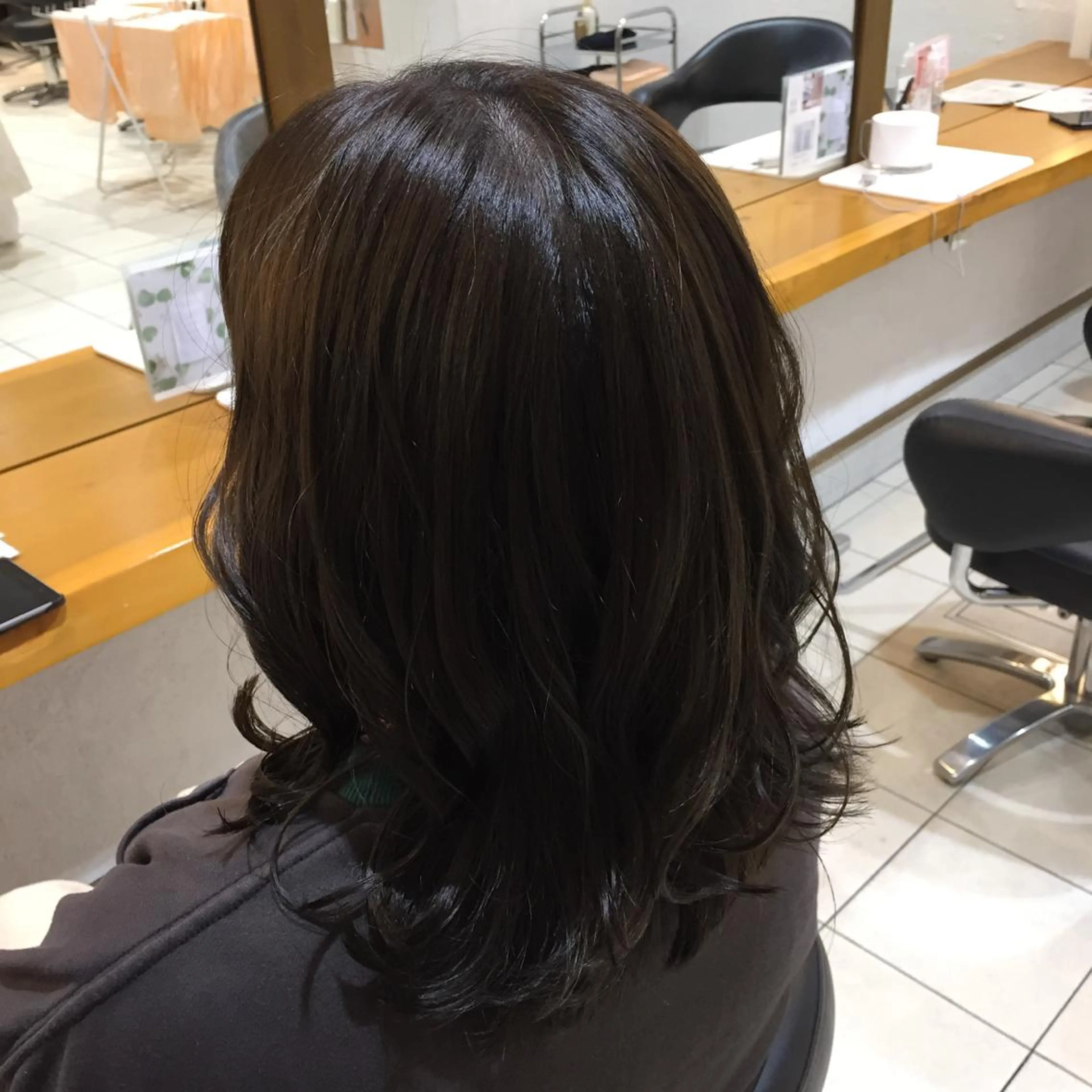 セミロング カラー 髪質改善カラー/大竹 穂香🦉のヘアスタイル