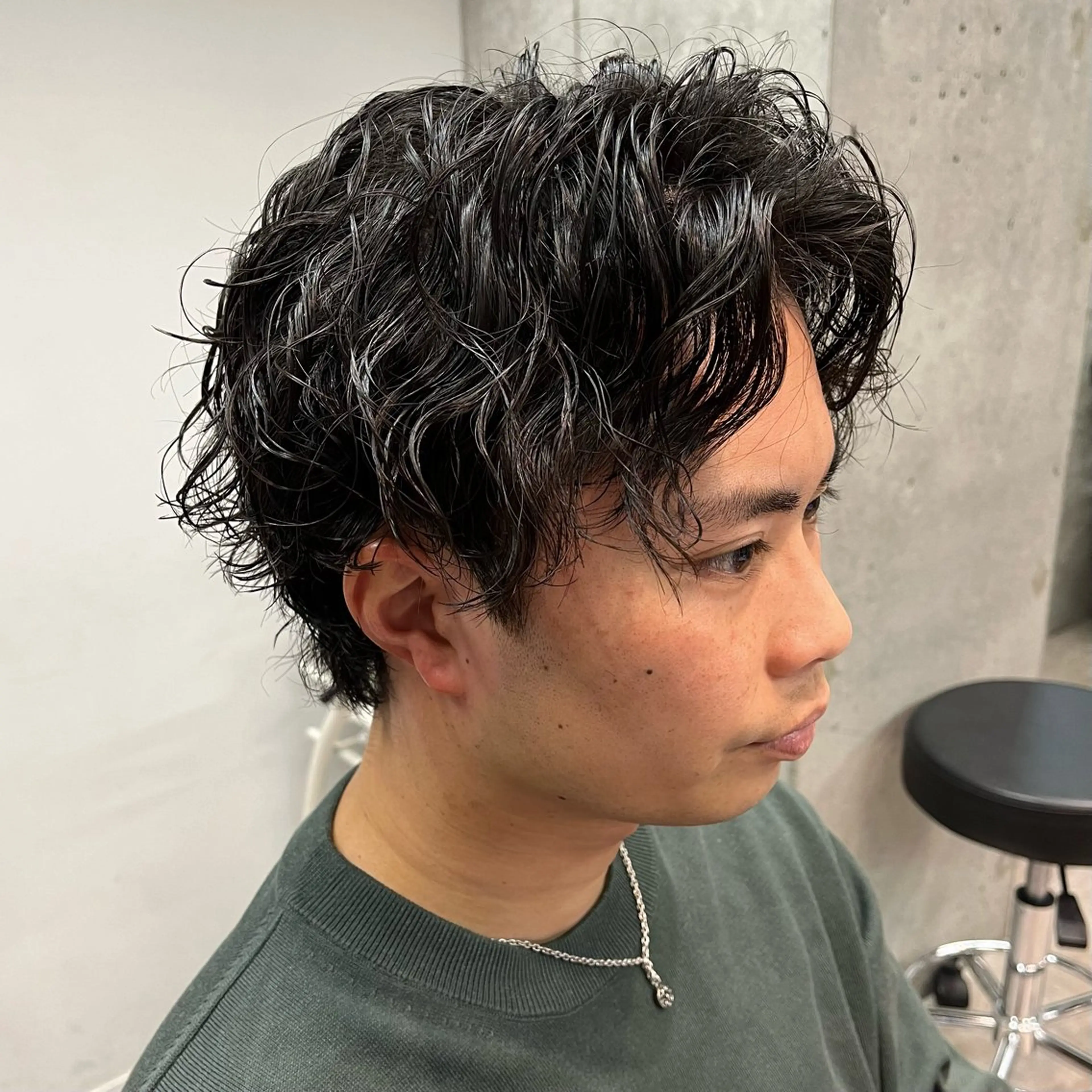 メンズ メンズカット パーマ飯野友喜のヘアスタイル