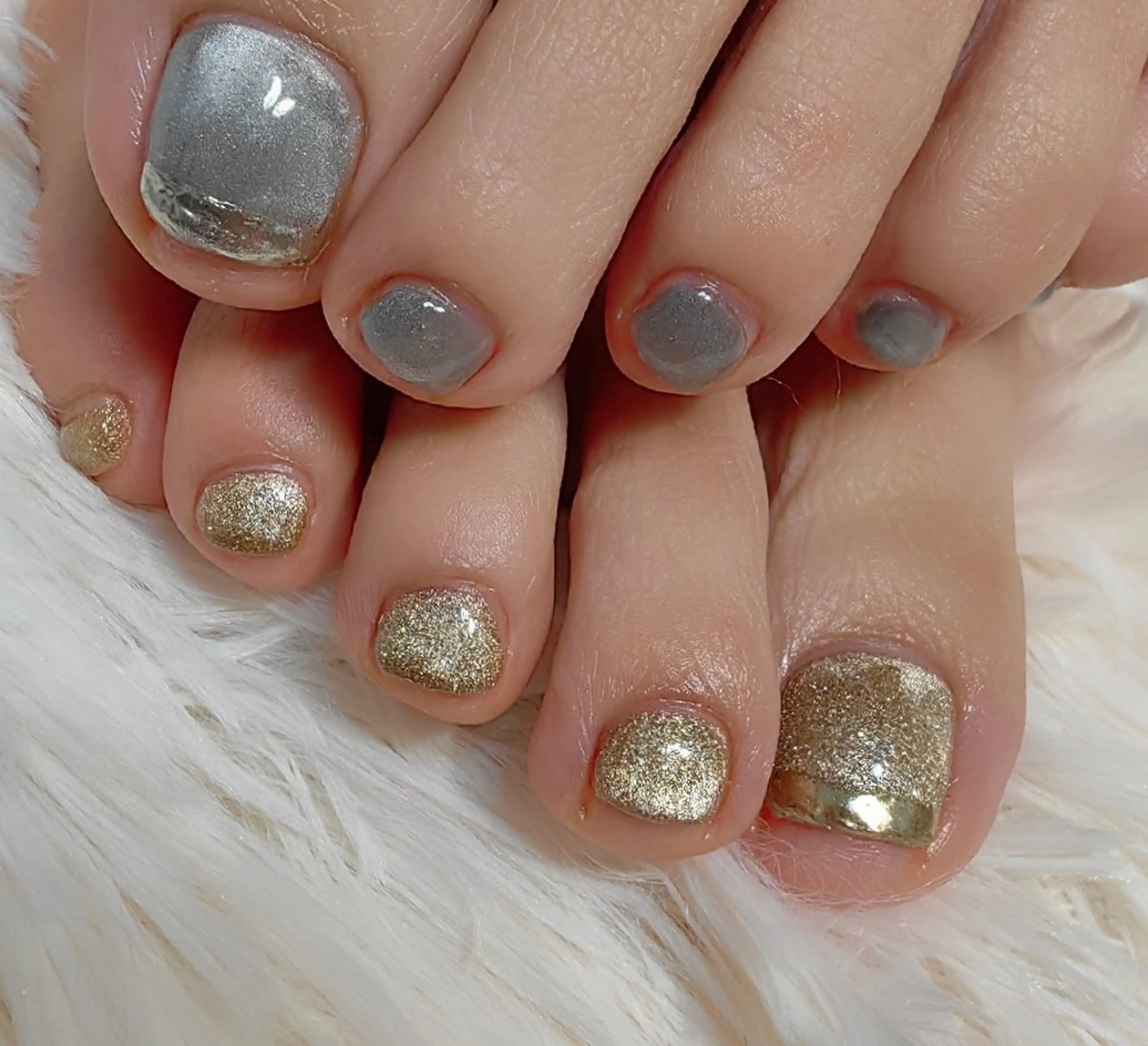 ネイル フラッシュネイル フラッシュマグ ミラーネイル フットネイル reve あやののネイルデザイン