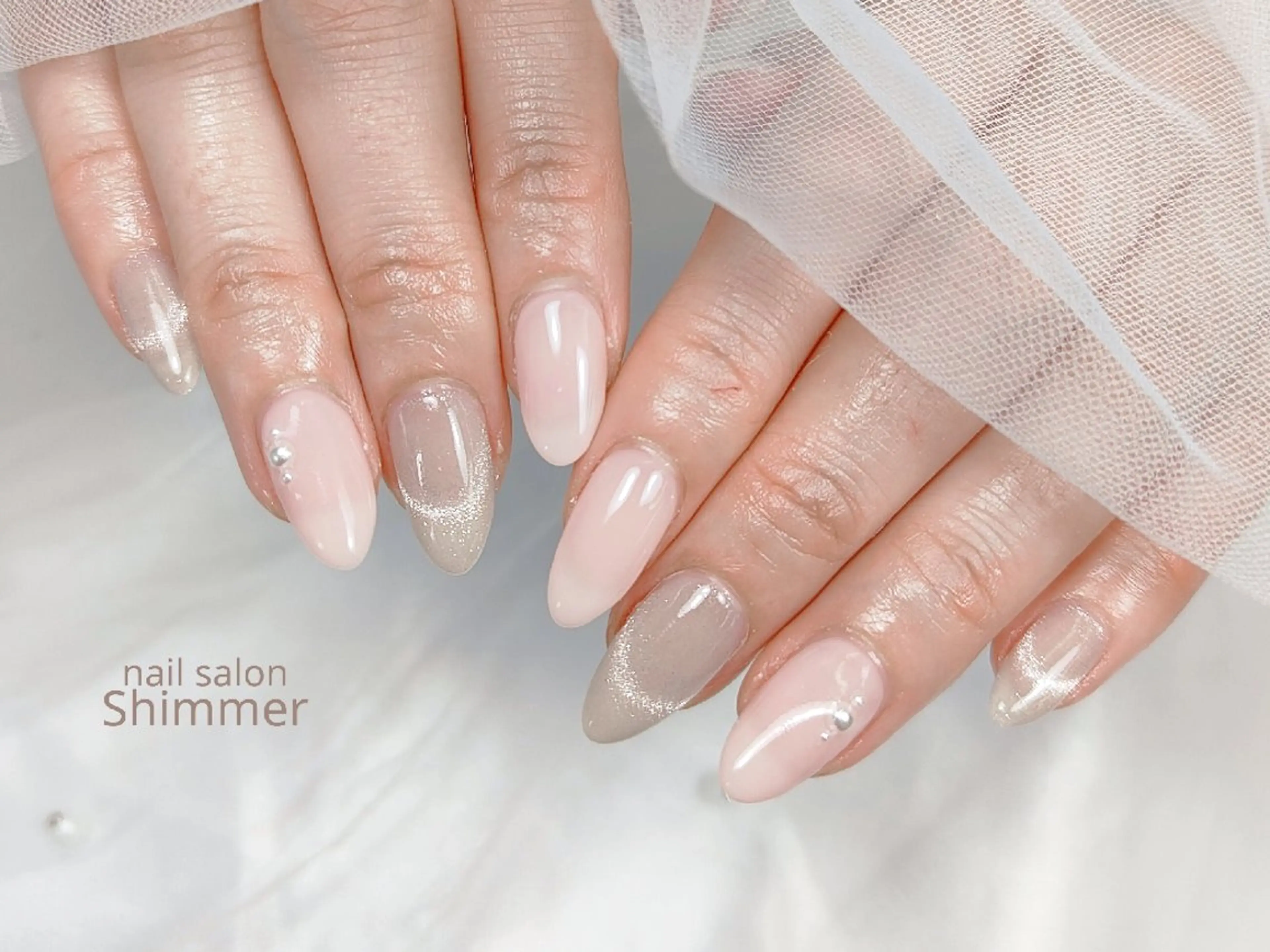 ネイル ハンドネイル Shimmer Asakoのネイルデザイン