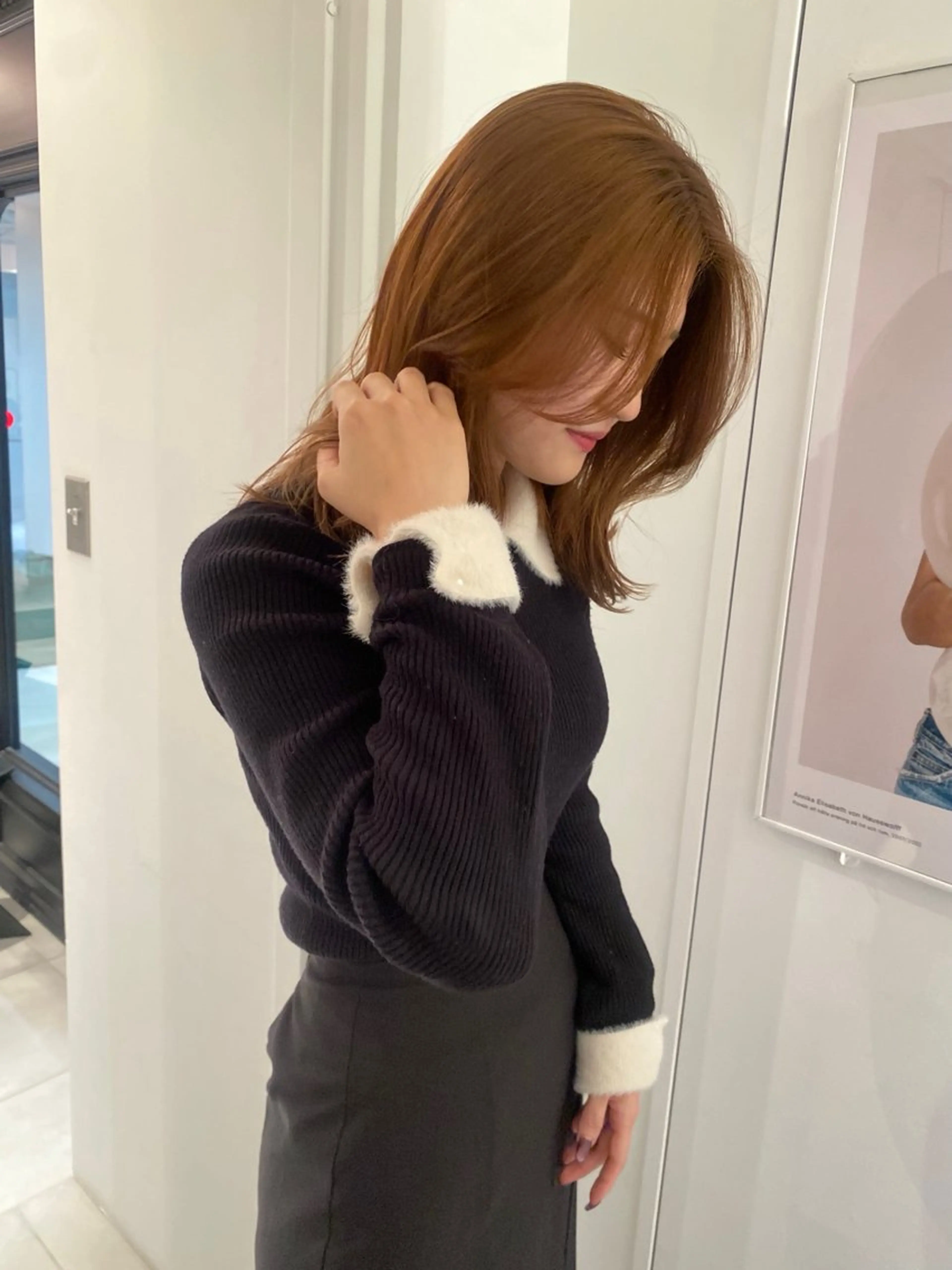 ミディアム カラー riria/ボブ /透明感カラー🎀のヘアスタイル