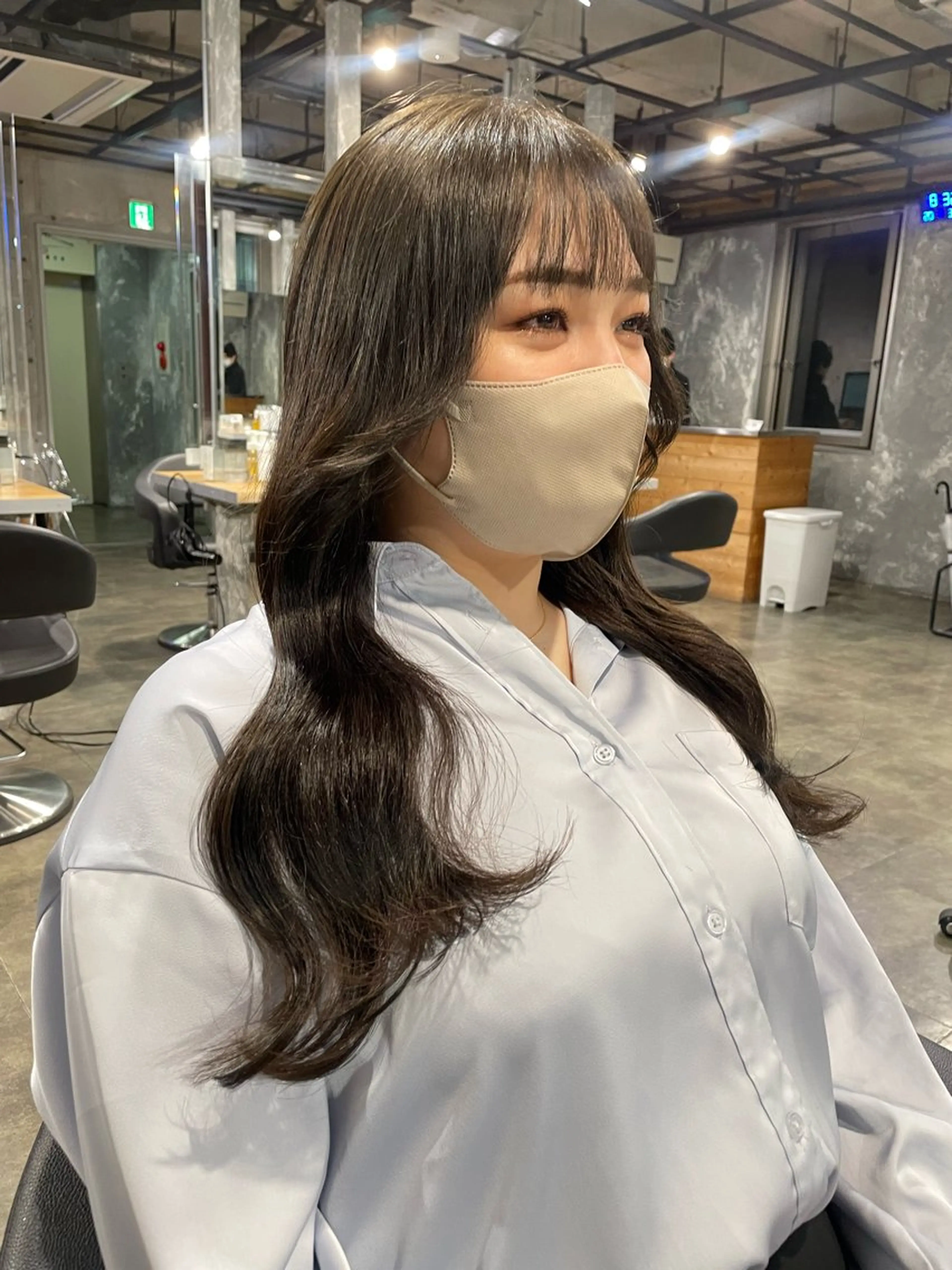 ロング カラー ベージュカラー オリーブベージュ alicetokyo 🦋宮葉🦋のマツエク・マツパデザイン