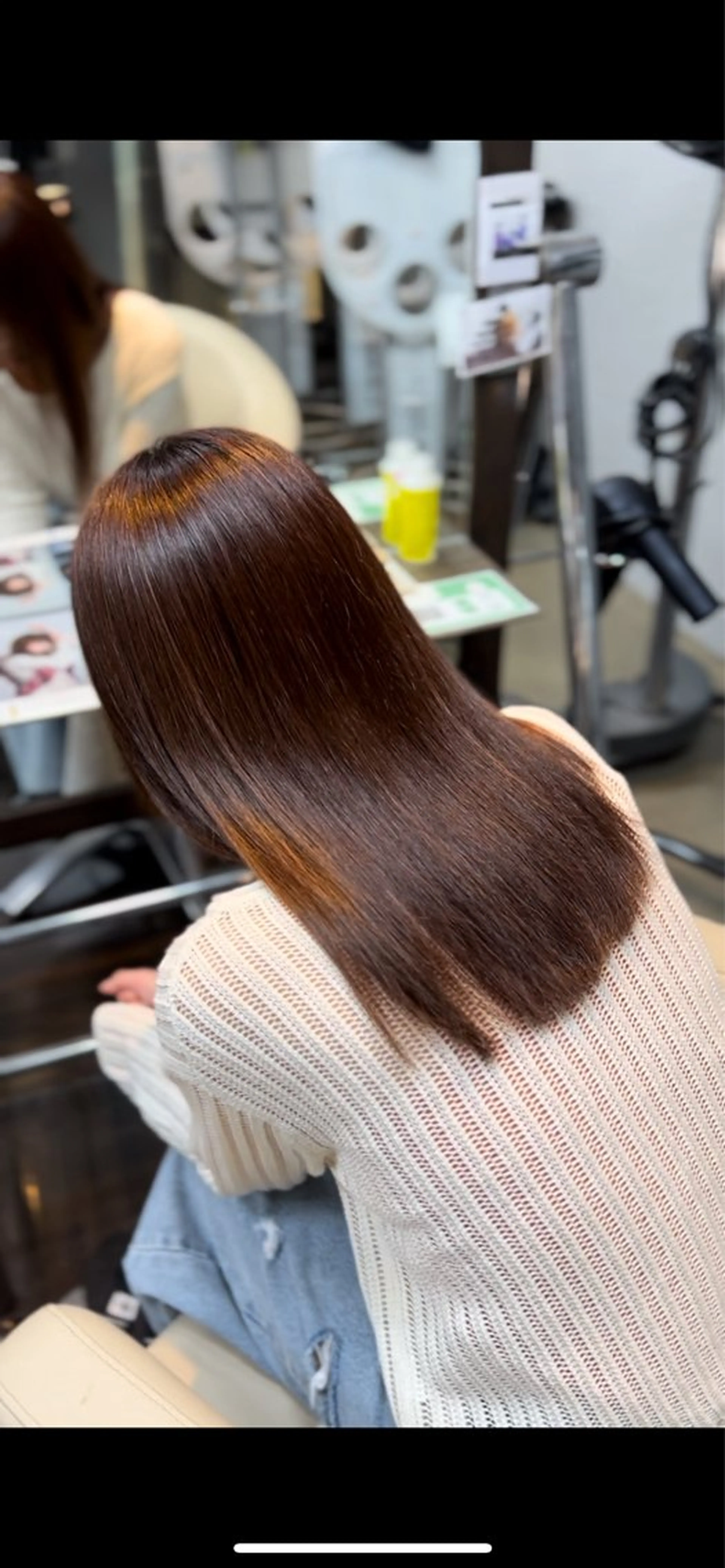 ミディアム 縮毛矯正 阿倍野/髪質改善 /縮毛矯正/坪田幸広のヘアスタイル