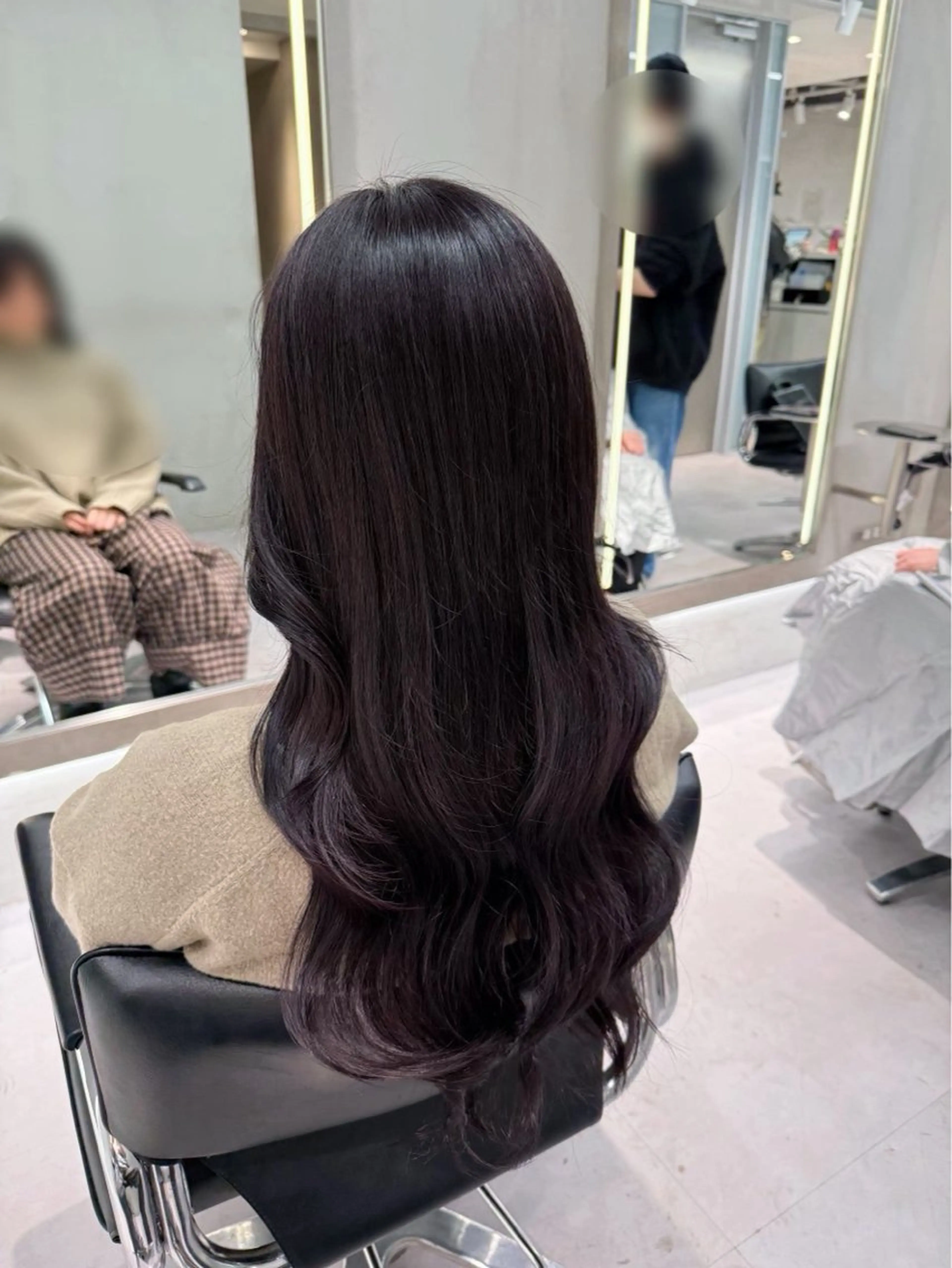 ロング カラー ヘアカラー 松戸レイヤーカット 塚原悠斗のヘアスタイル