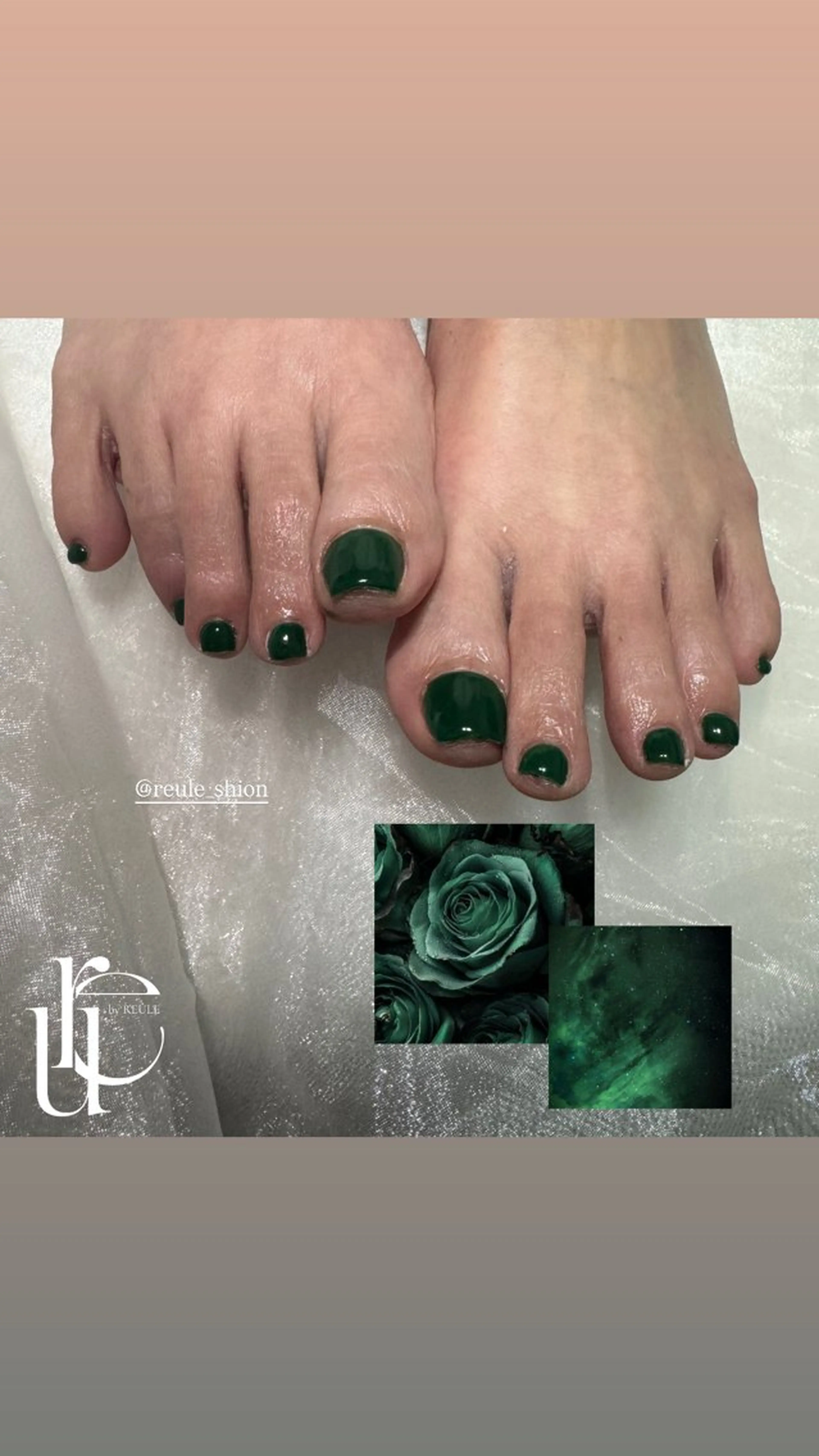 ネイル フットネイル NAILREULE shionのネイルデザイン