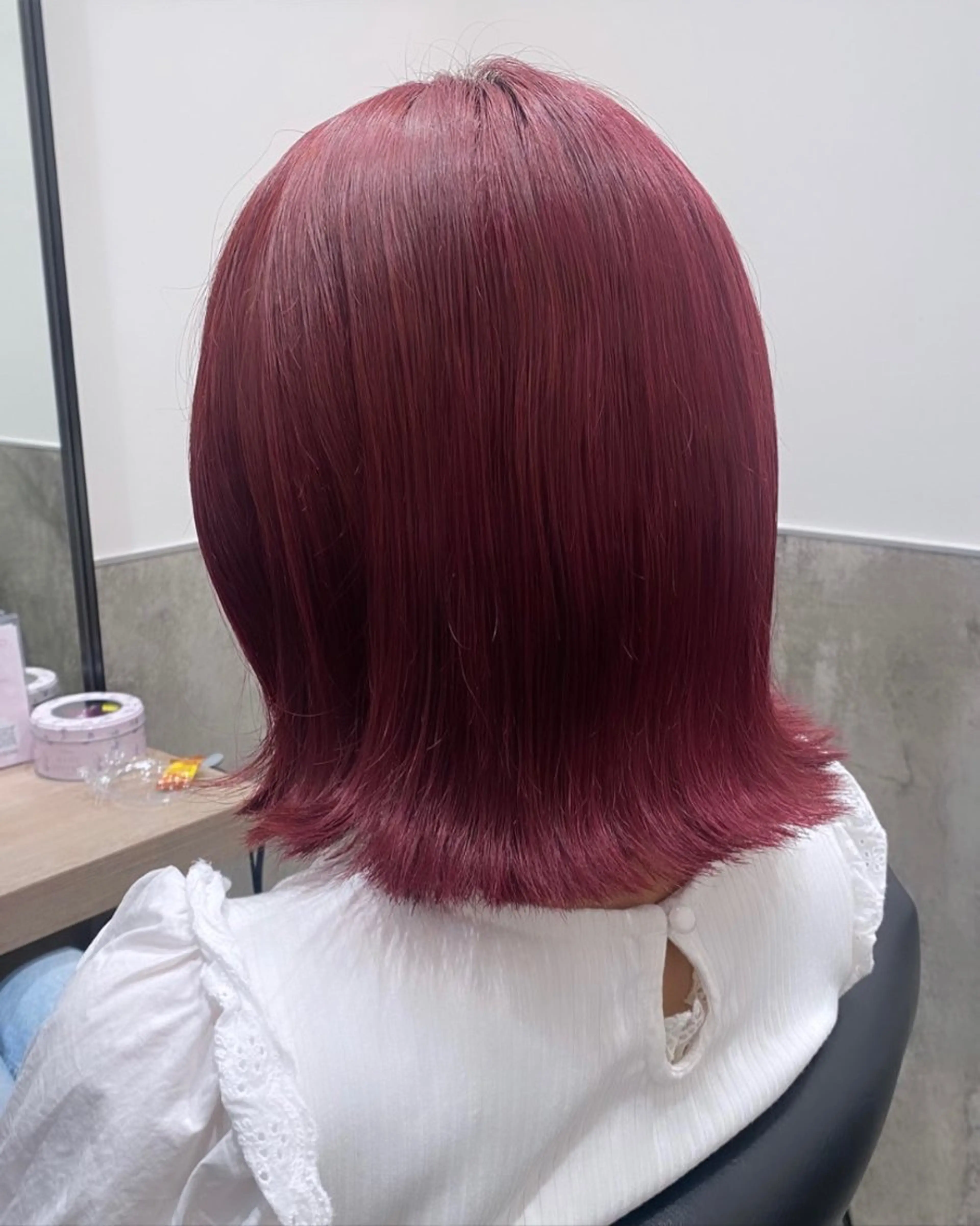 ミディアム カラー 💗ガーリーヘア🎀 saki💗のヘアスタイル