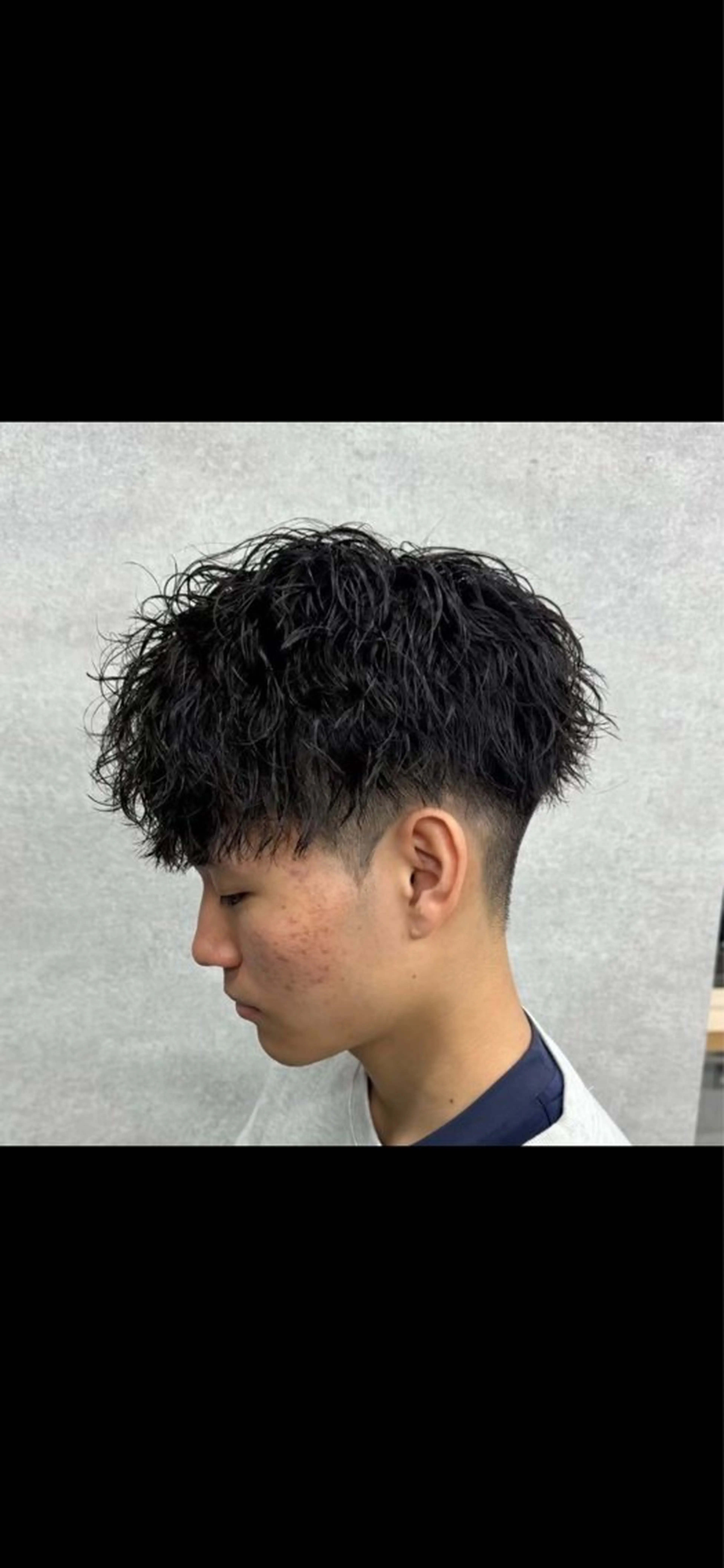 ショート パーマ メンズ 🖤Ayumi🖤 メンズ特化❤️‍🔥のヘアスタイル