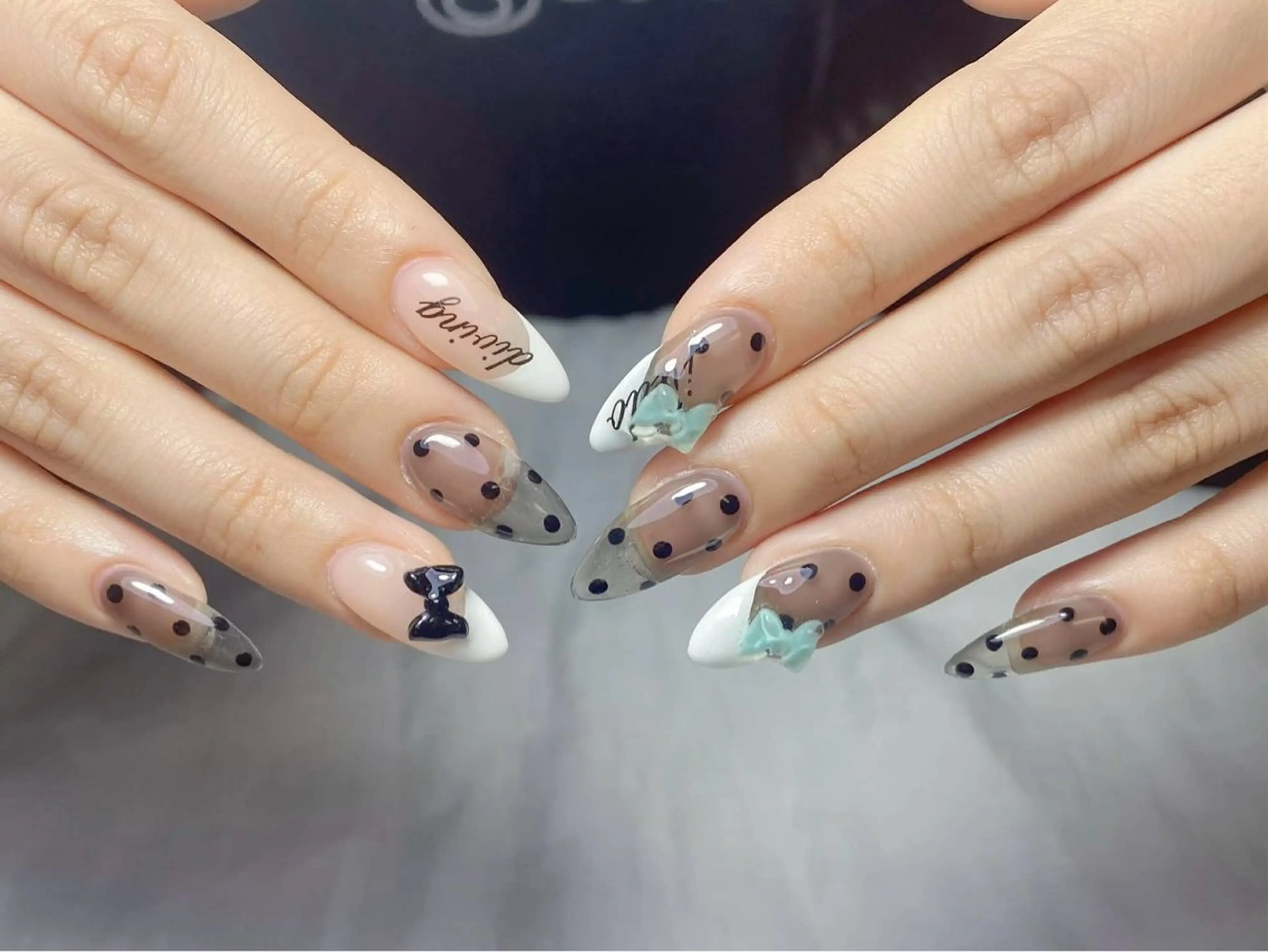 ネイル アートネイル フレンチネイル ジェルネイル グラデーション 韓国ネイル ハンドネイル ハンドケア さくら💮💮 【オフ無料】のネイルデザイン