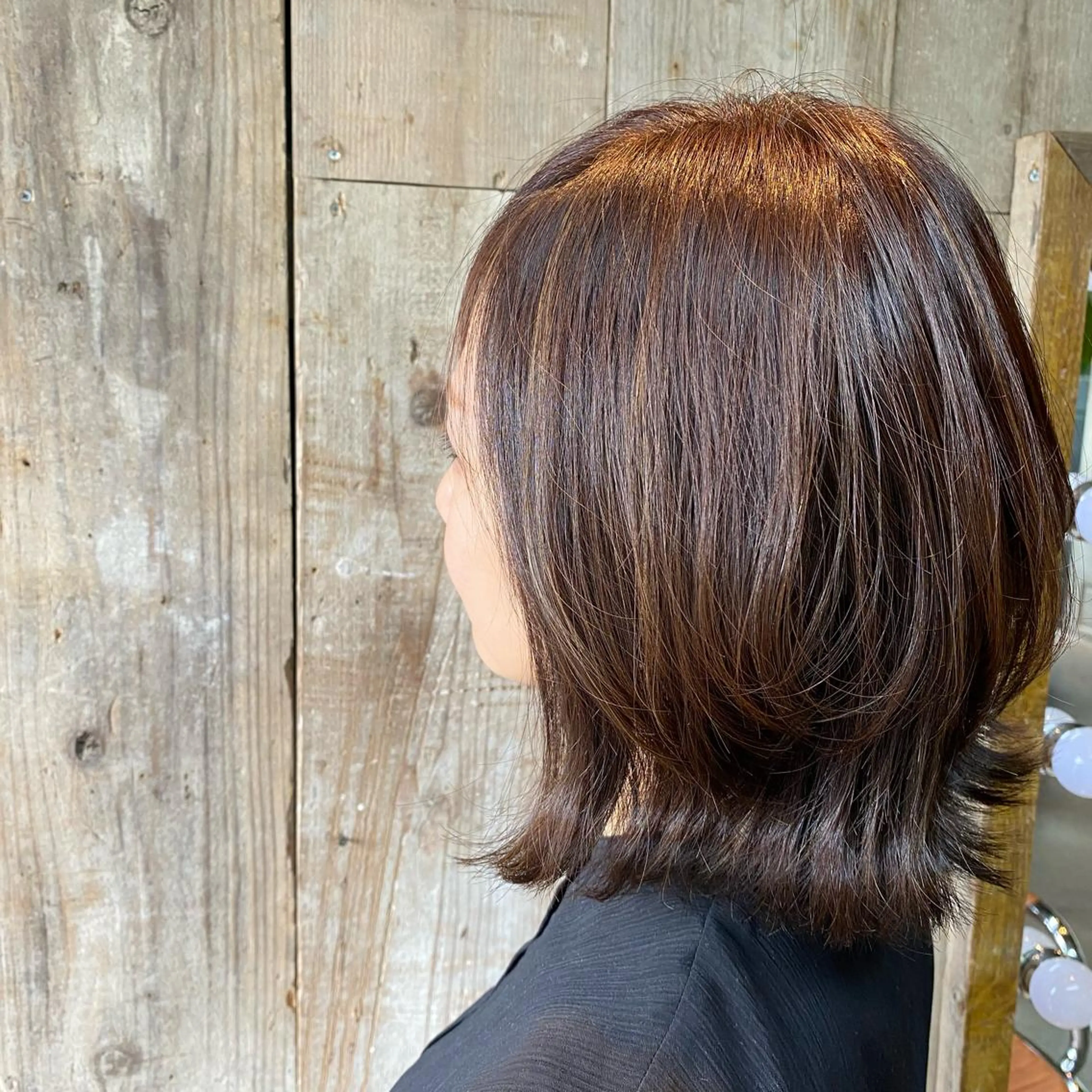 ミディアム カラー 🎩glunge🎩 AYA💄のヘアスタイル