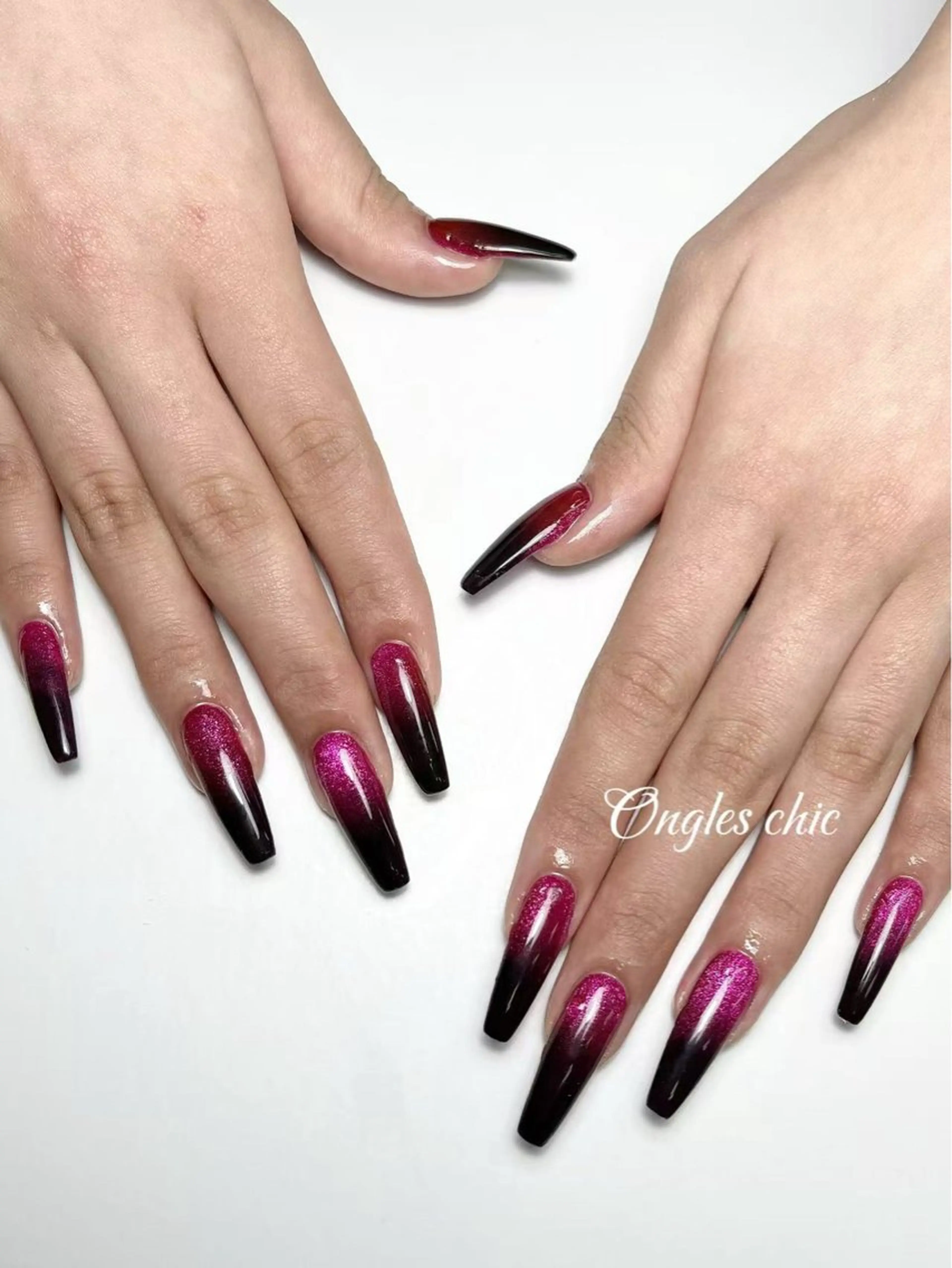 ネイル ハンドネイル ongles chicのネイルデザイン