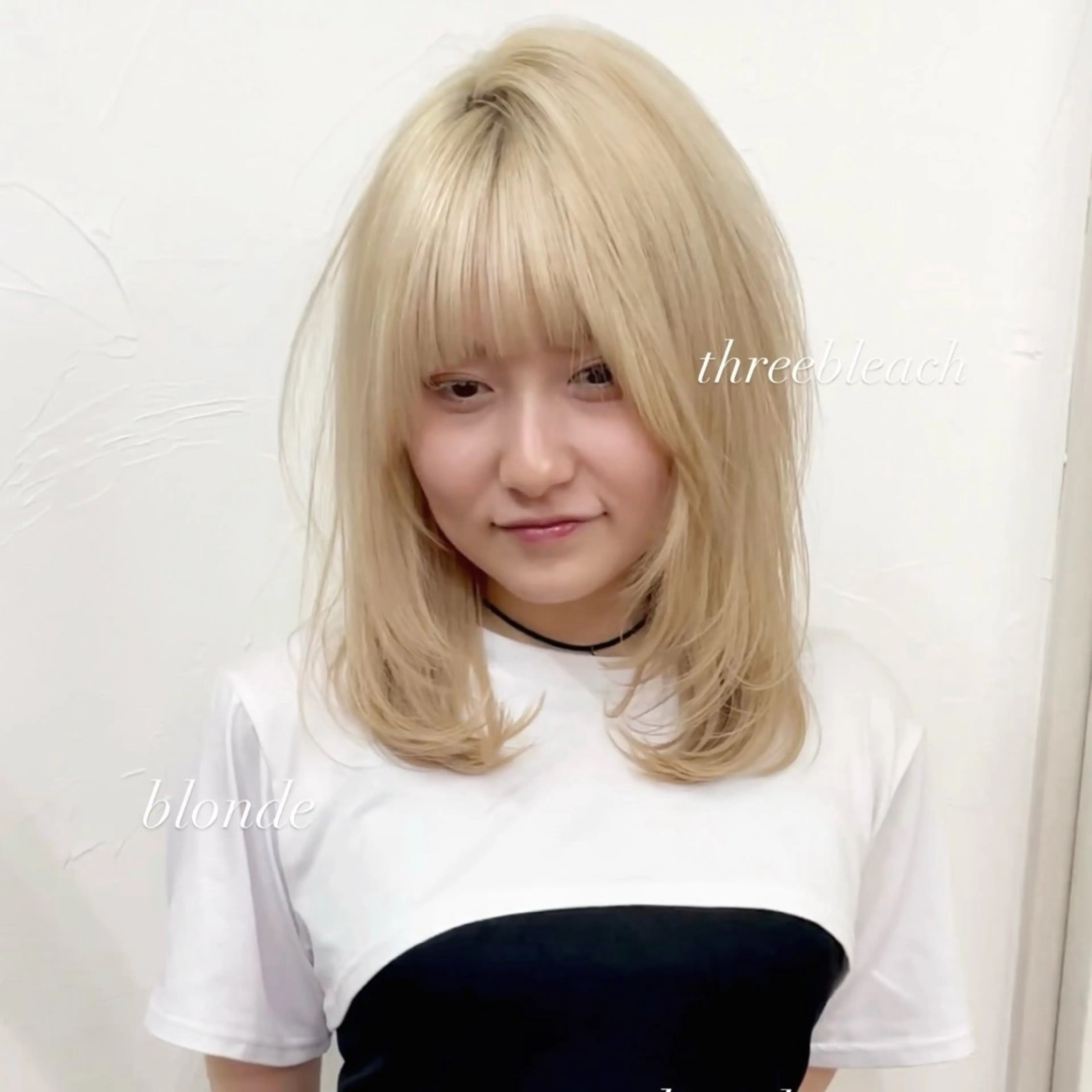 ロング カラー ブリーチ 抜きっぱなしブロンド ブロンド ケアブリーチ デザインカラー ブリーチなしピンク 赤井龍斗のヘアスタイル