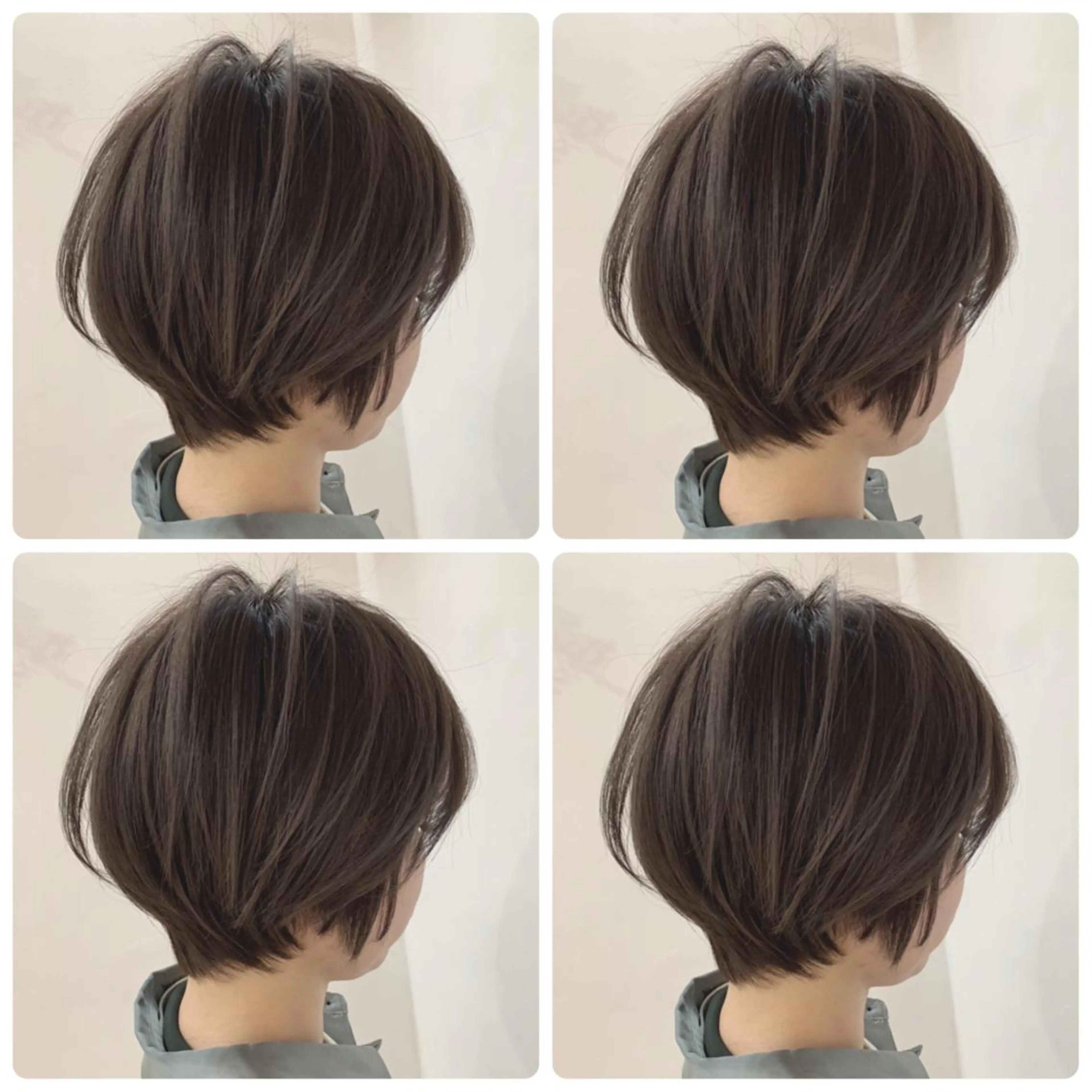 ショート カラー カット ヘアカラー 京都大人女性ショート 徒歩1分/秋山のヘアスタイル