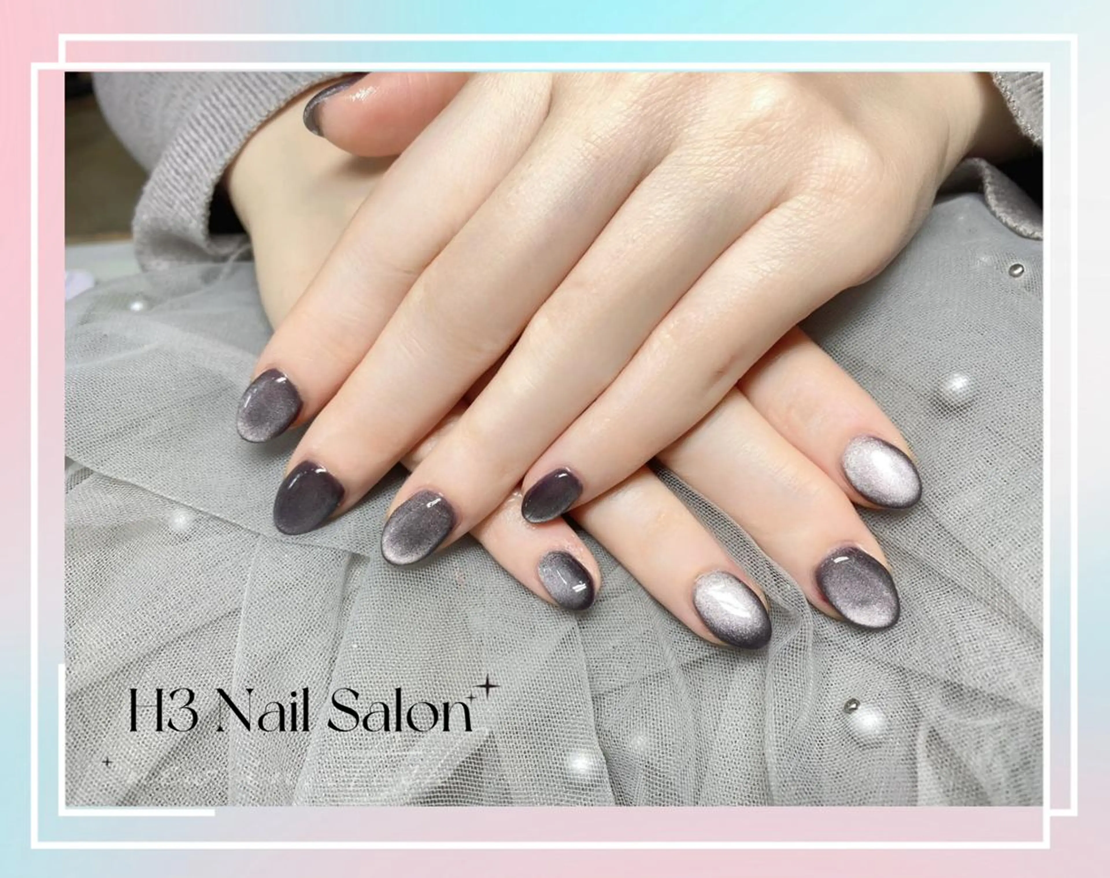 ミディアム ハンドネイル Rola kira ゆめのネイルデザイン