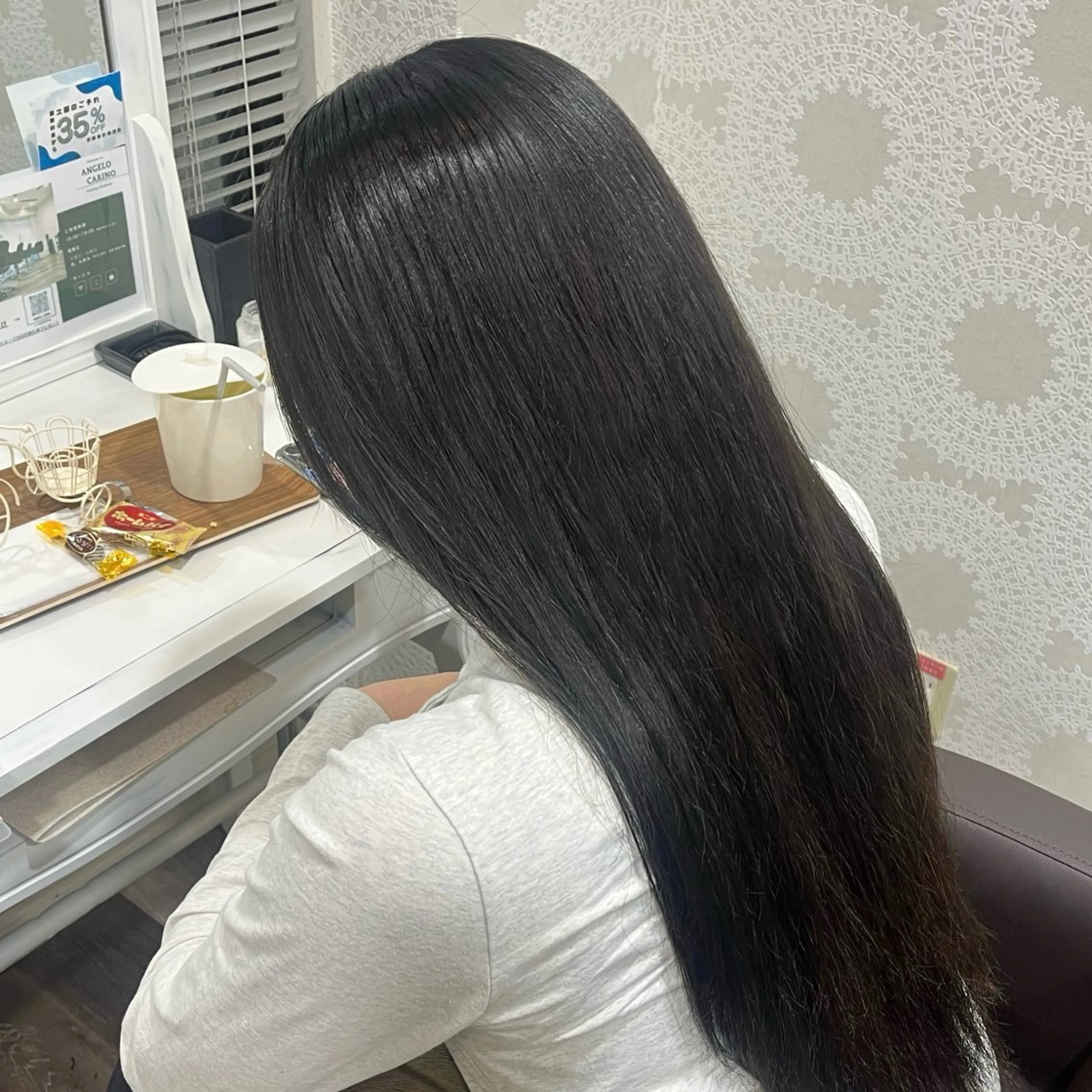 カラー 黒髪 透明感カラー 🌸エミリー /仙台駅東口🌸のヘアスタイル