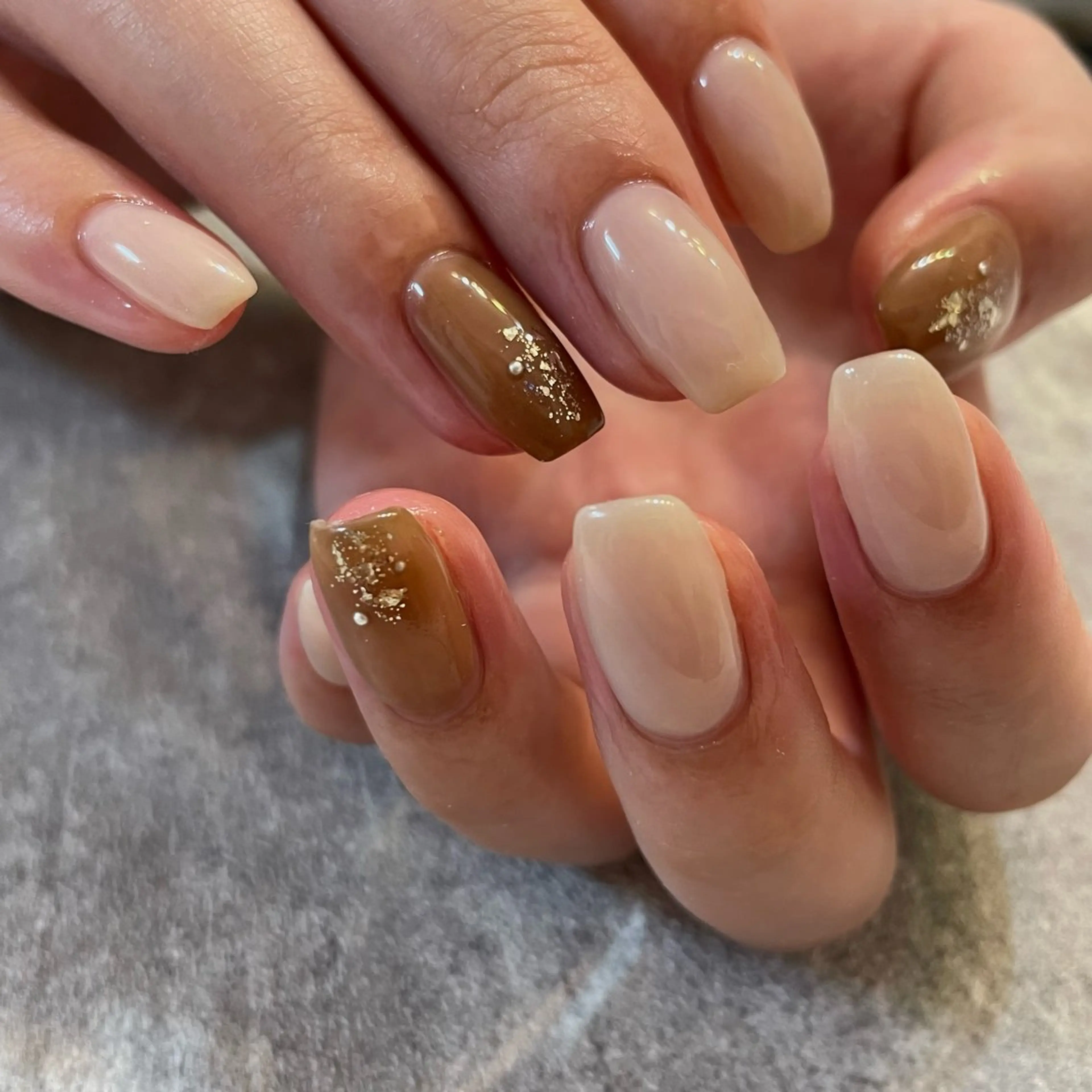 ネイル ハンドネイル カメレオン京橋🌻 草葉由佳のネイルデザイン